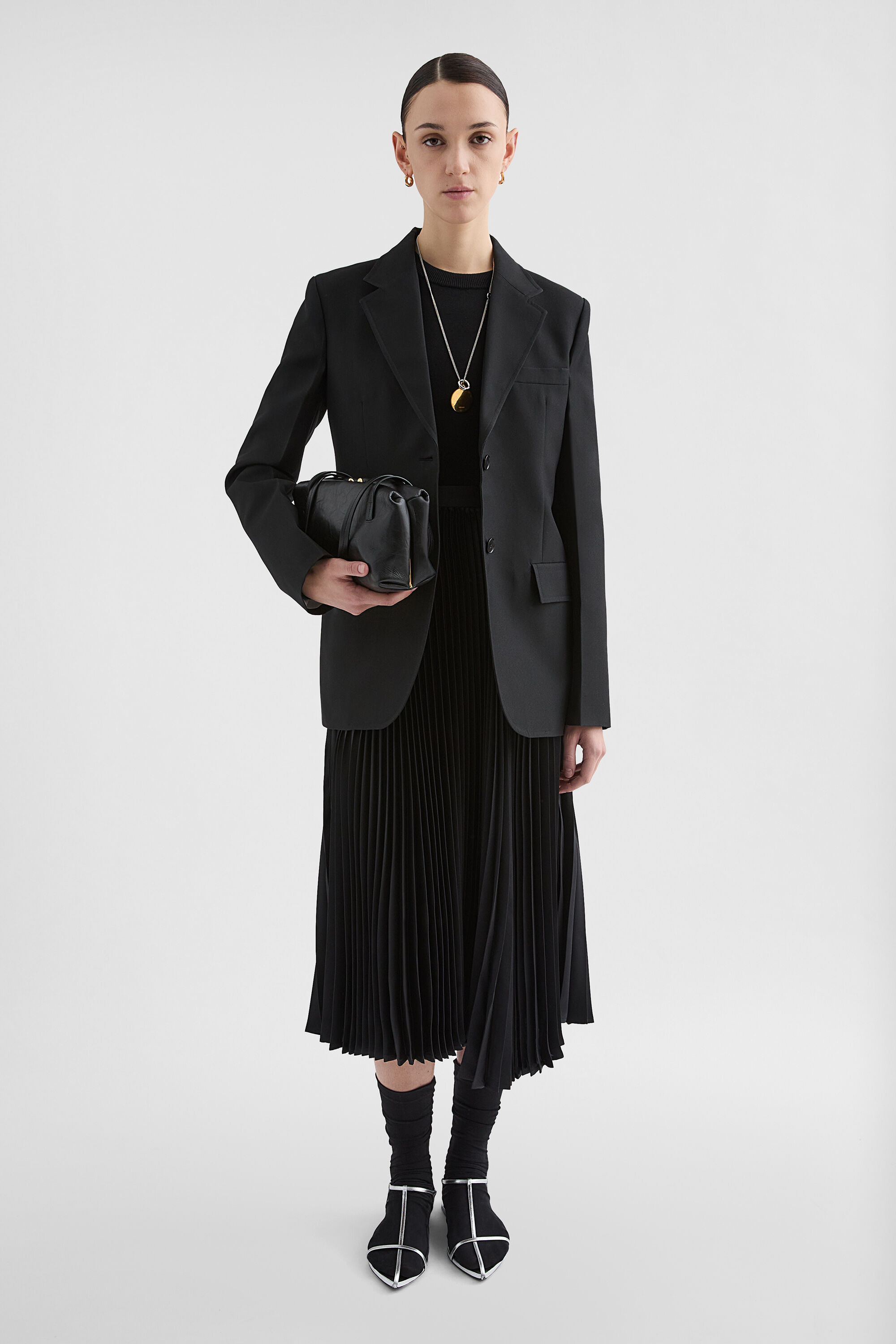 Techno Twill Pleated Skirt - 6