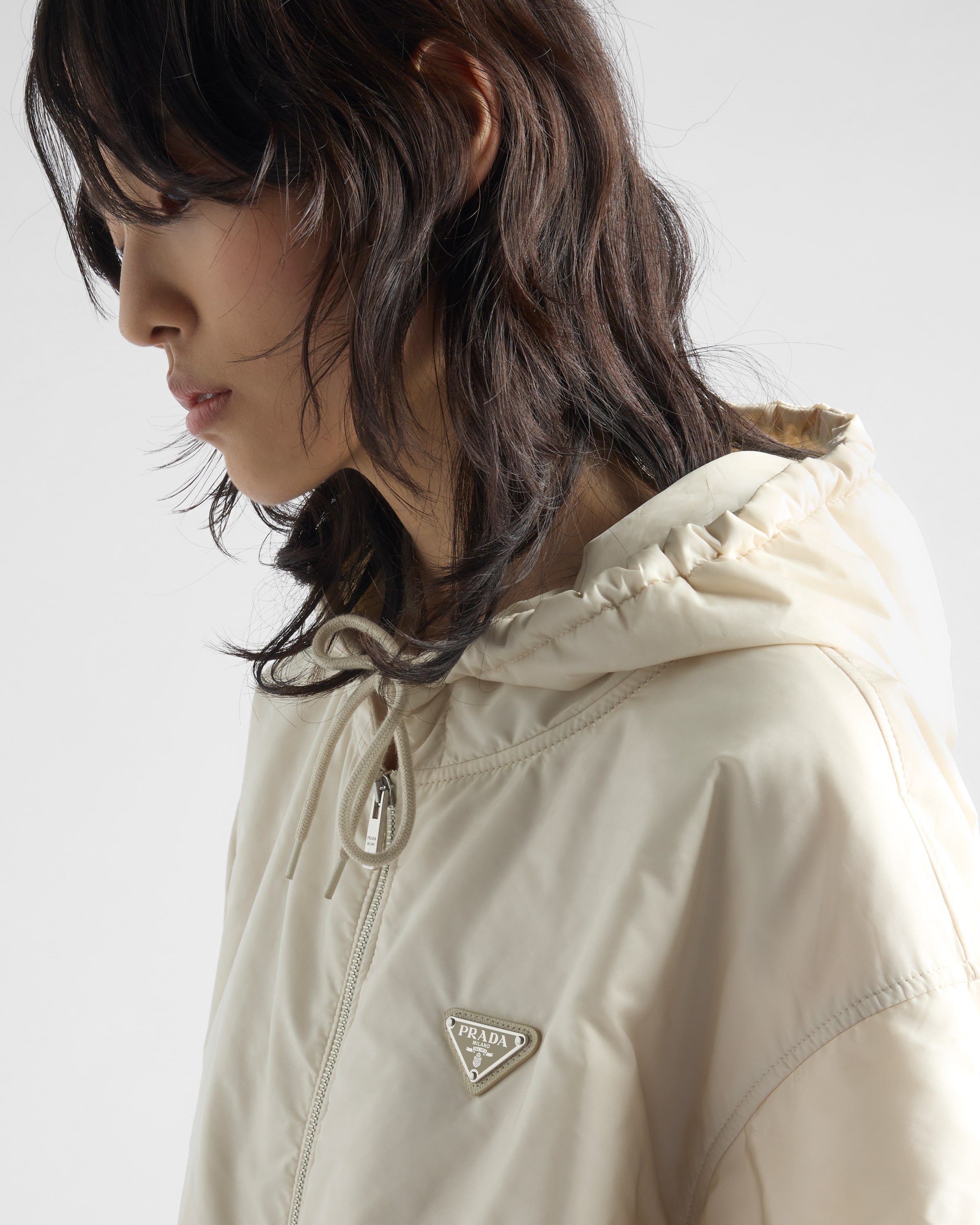 Lightweight hooded Re-Nylon blouson jacket - 6