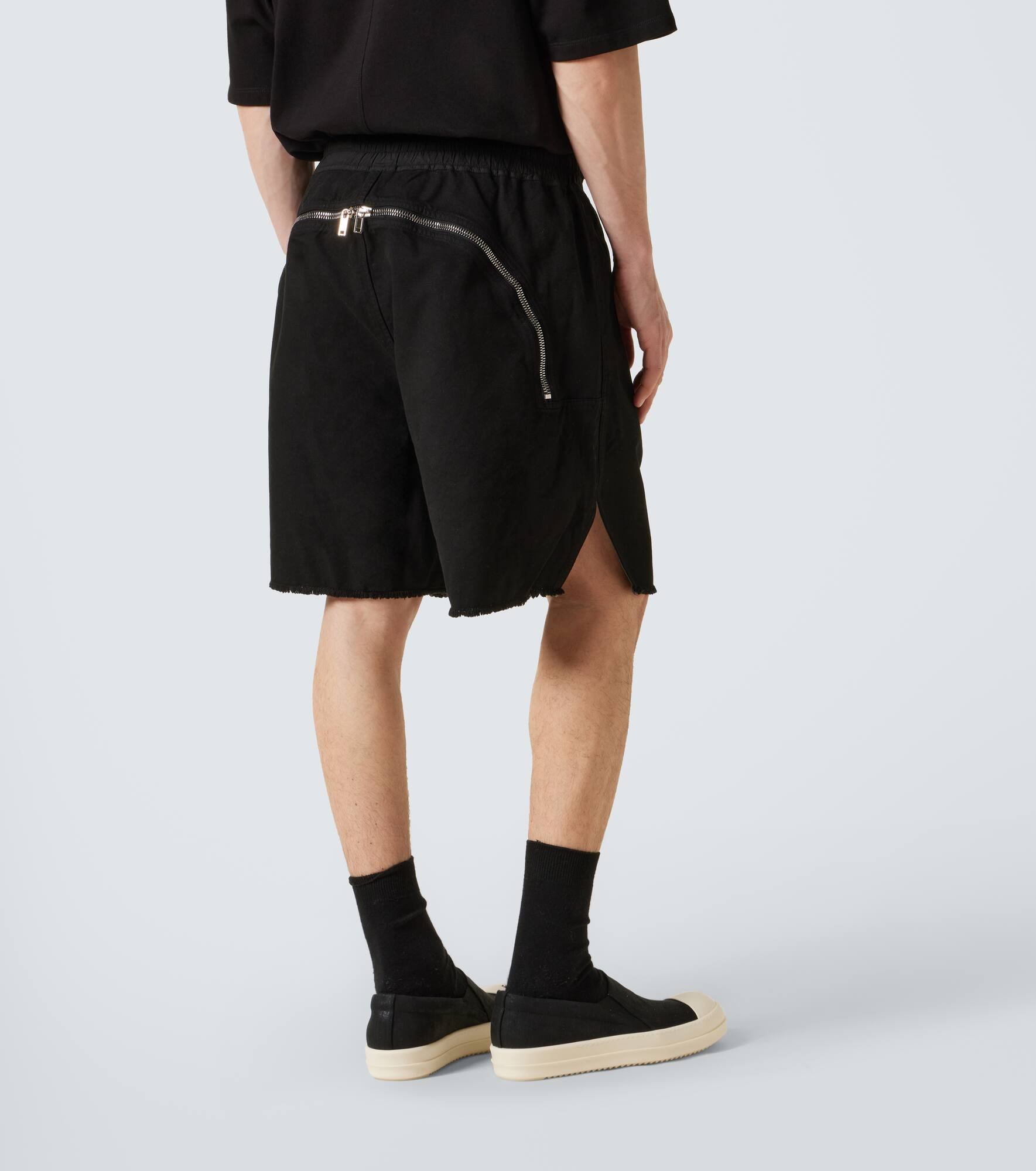 DRKSHDW cotton canvas shorts - 4