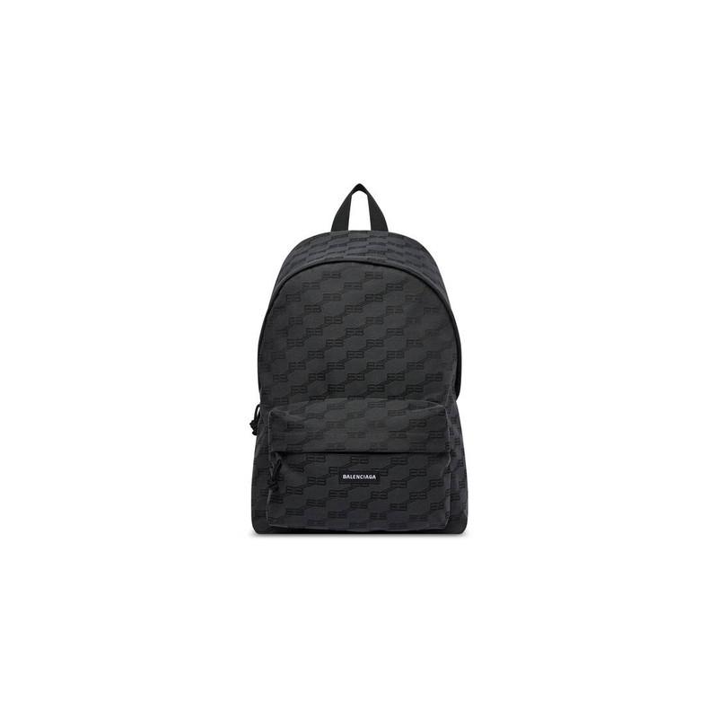 signature medium backpack bb monogram jacquard canvas 1