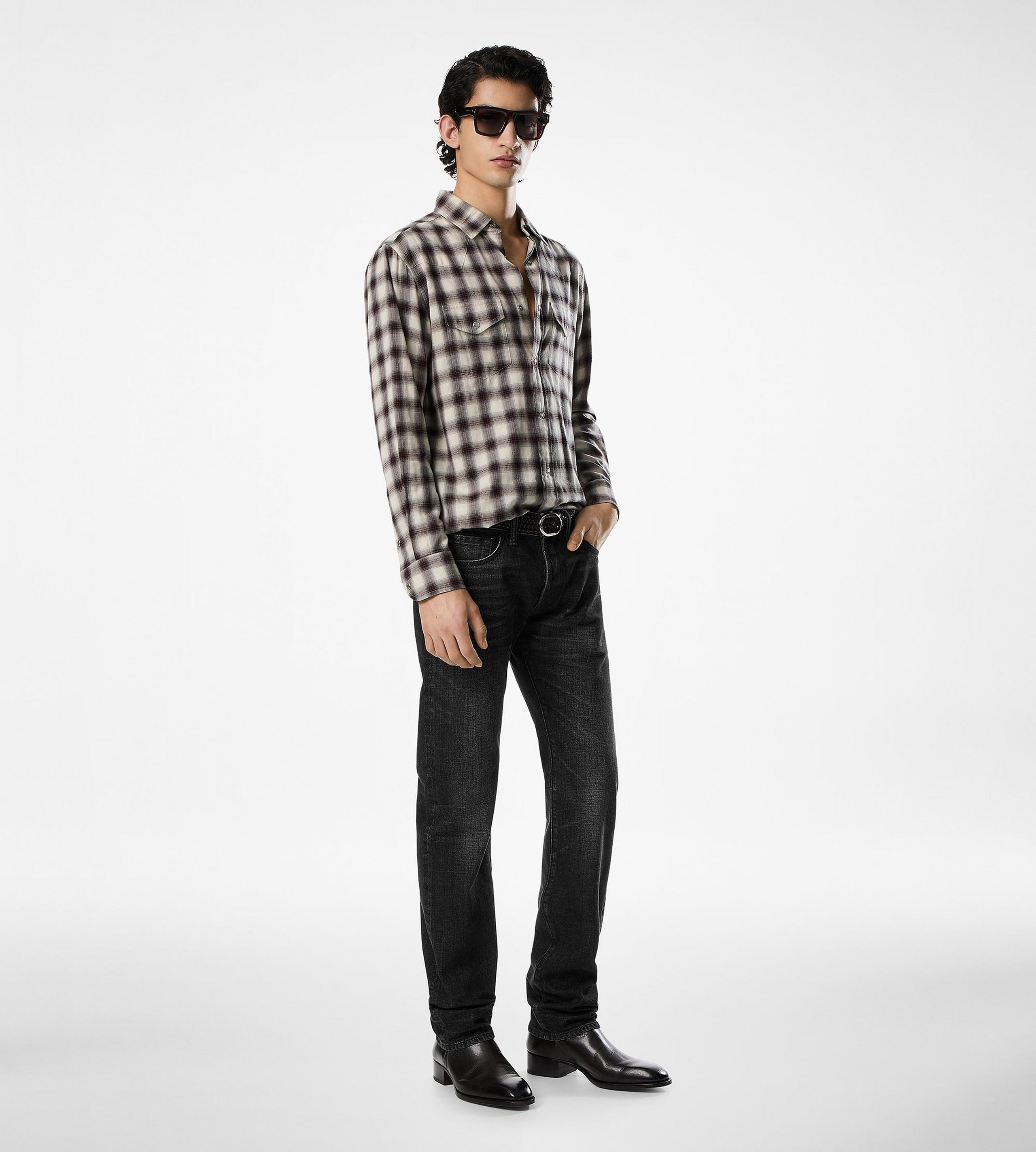 CHECK WESTERN SHIRT - 2