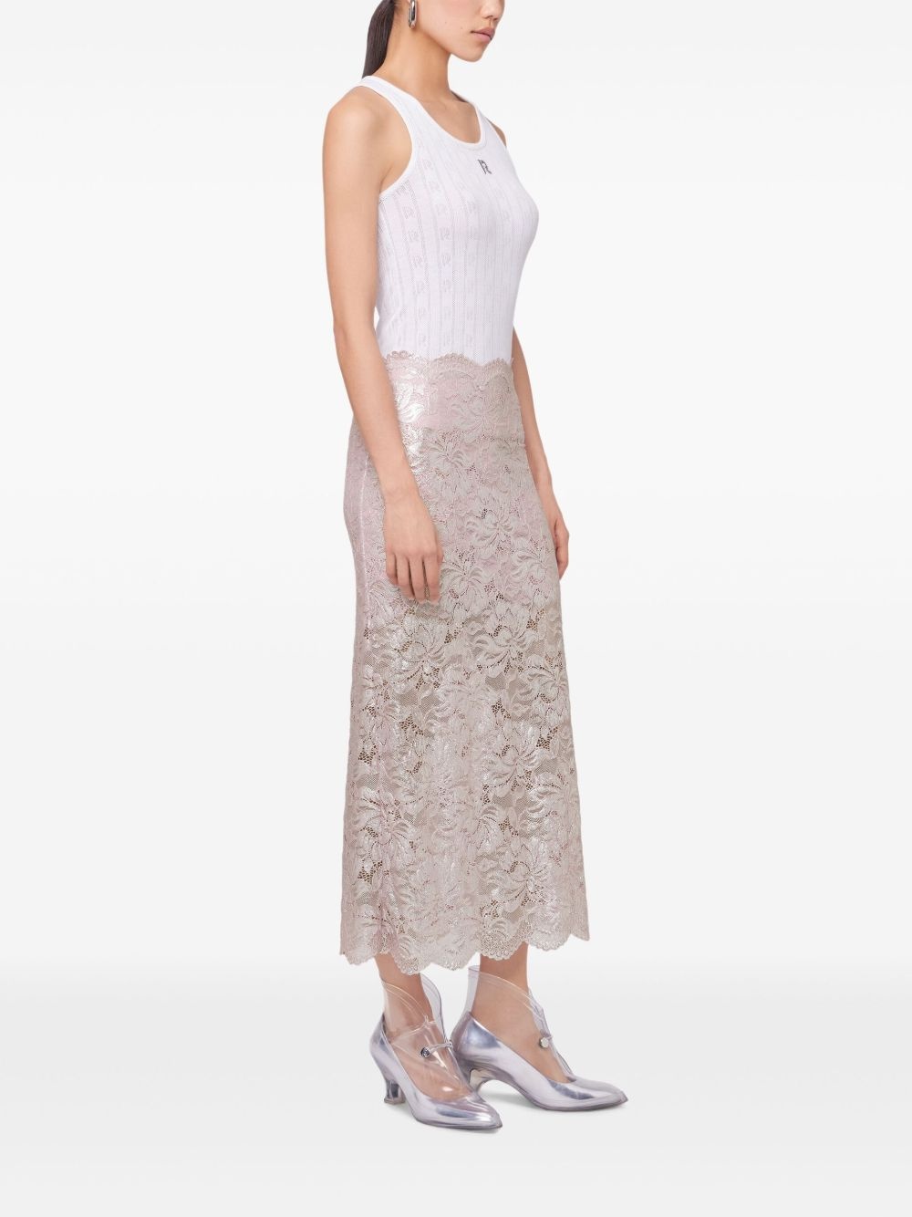 lace maxi skirt - 3