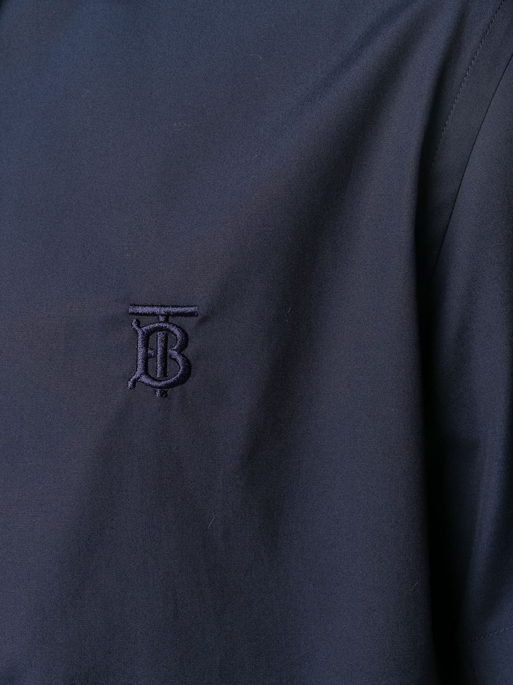 embroidered TB monogram shirt - 5