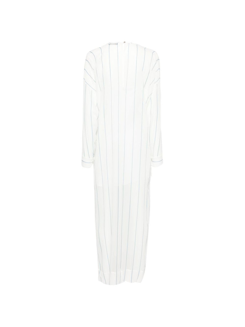 BONDI BORN® striped long-sleeved midi dress outlook