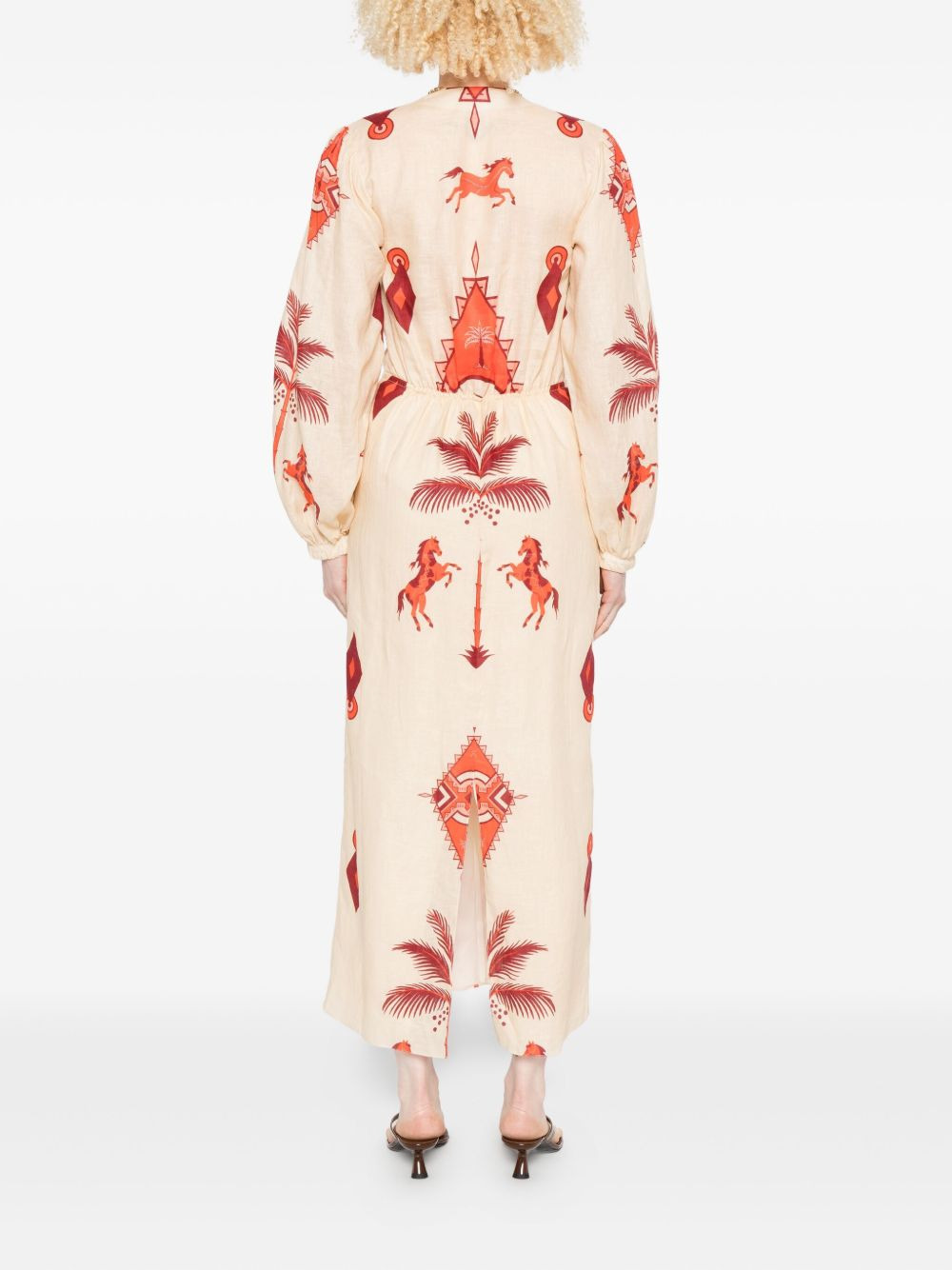 Across Paradise midi dress - 4