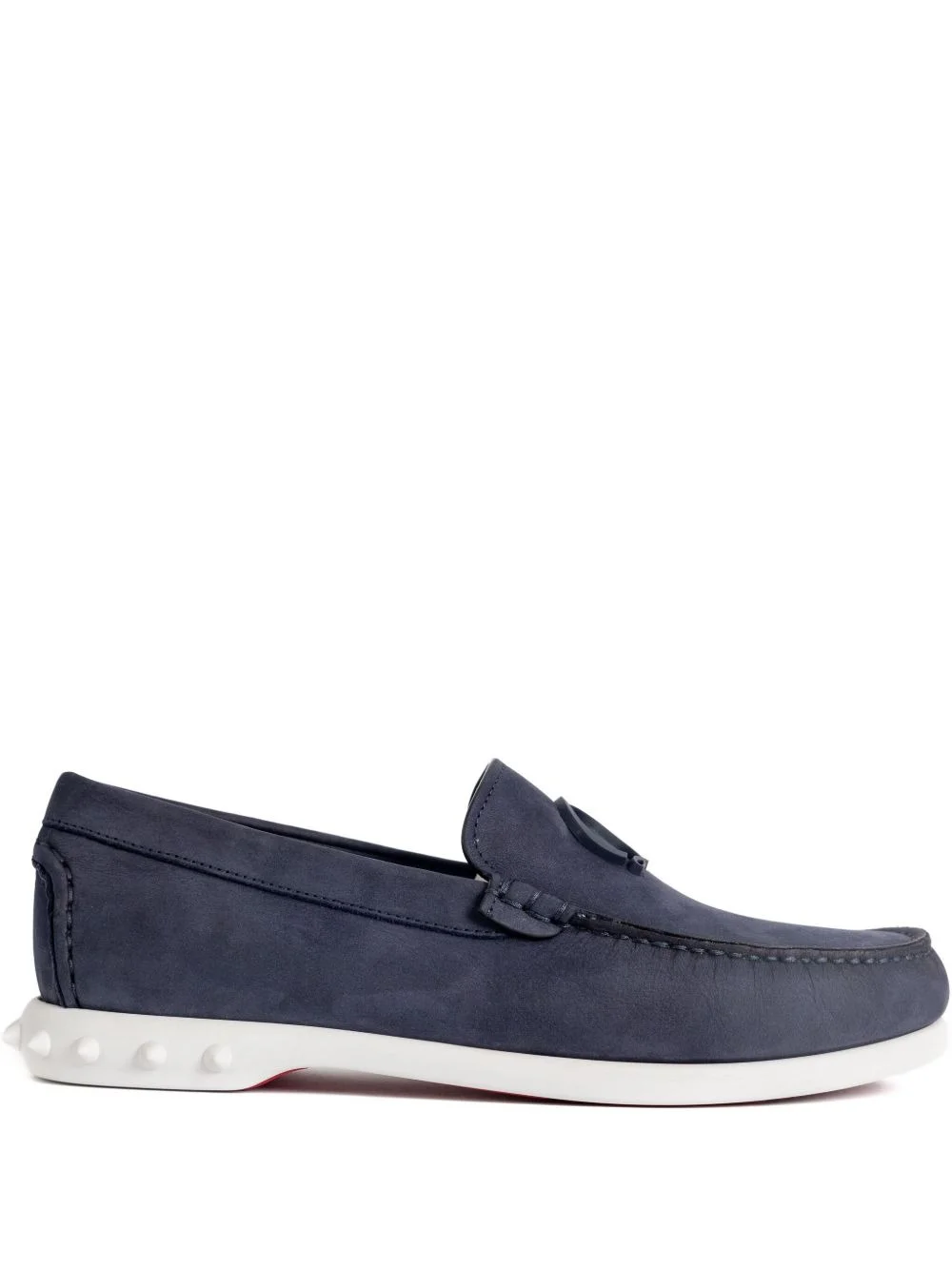 logo-plaque loafers - 1