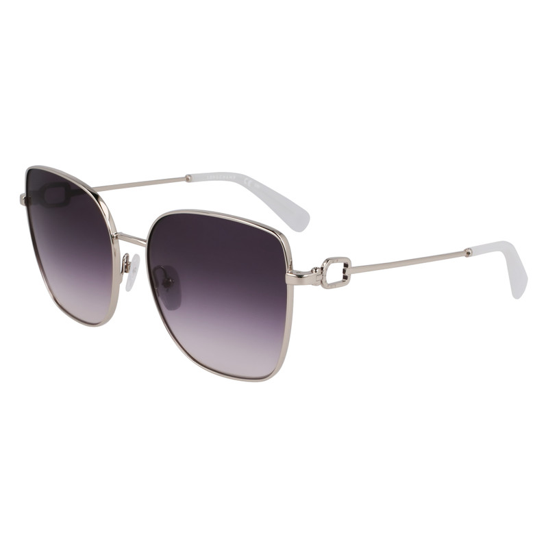 Longchamp Sunglasses Silvery/Blue - Metal outlook