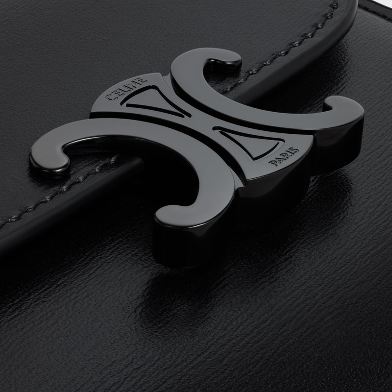 Small Flap Wallet TRIOMPHE in Shiny calfskin 5