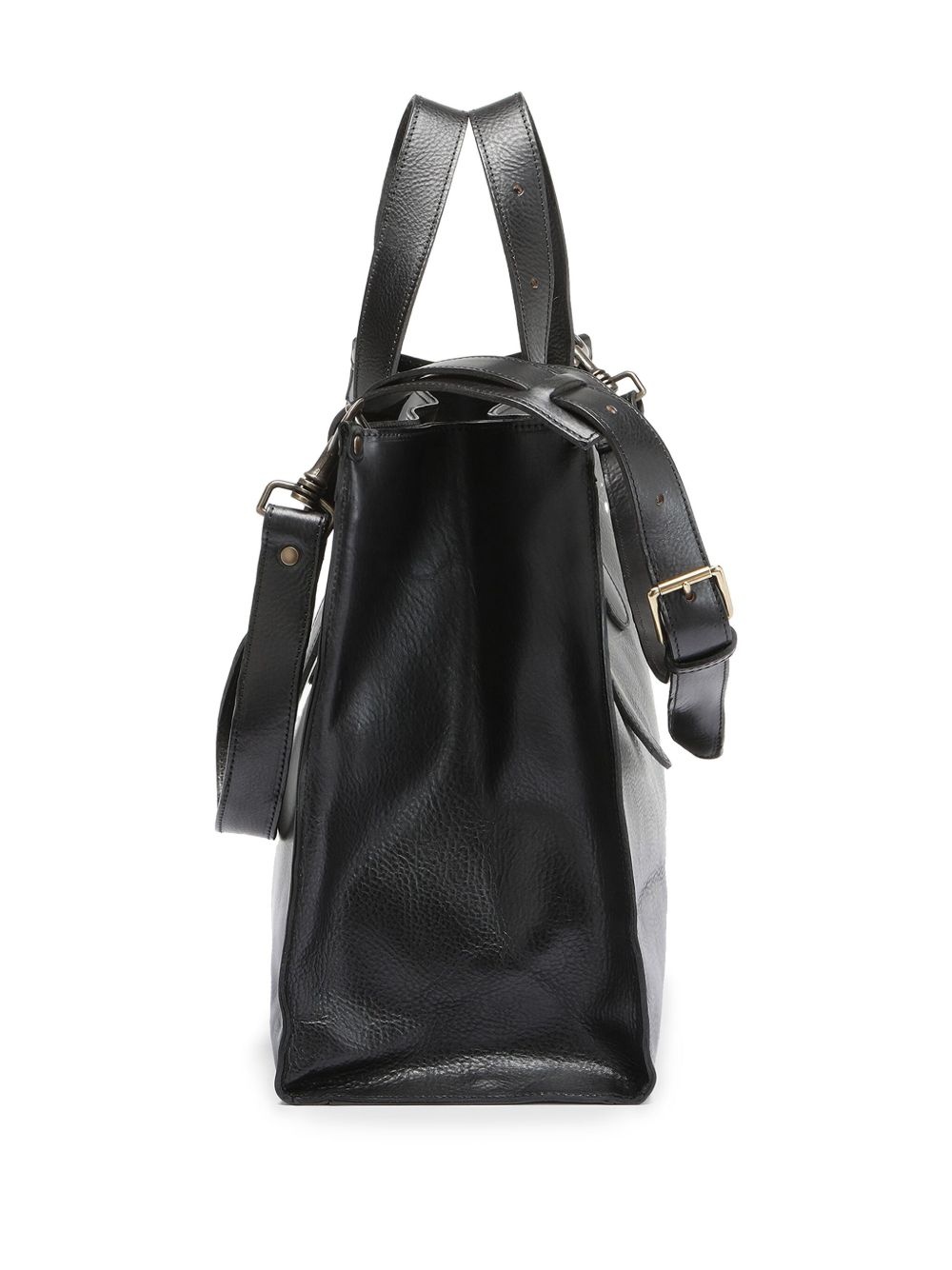 leather tote bag - 4