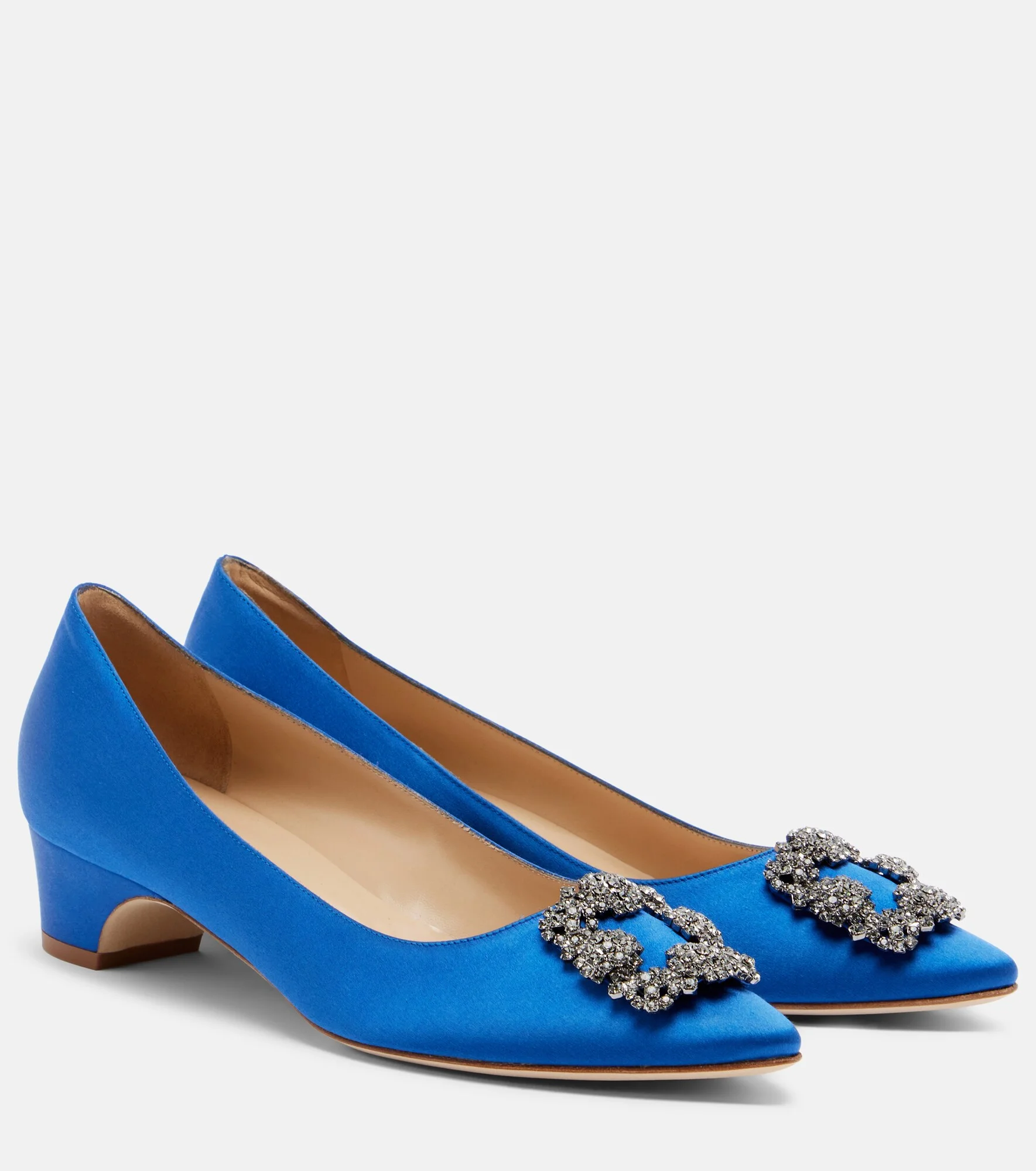 Hangisi embellished satin pumps - 1