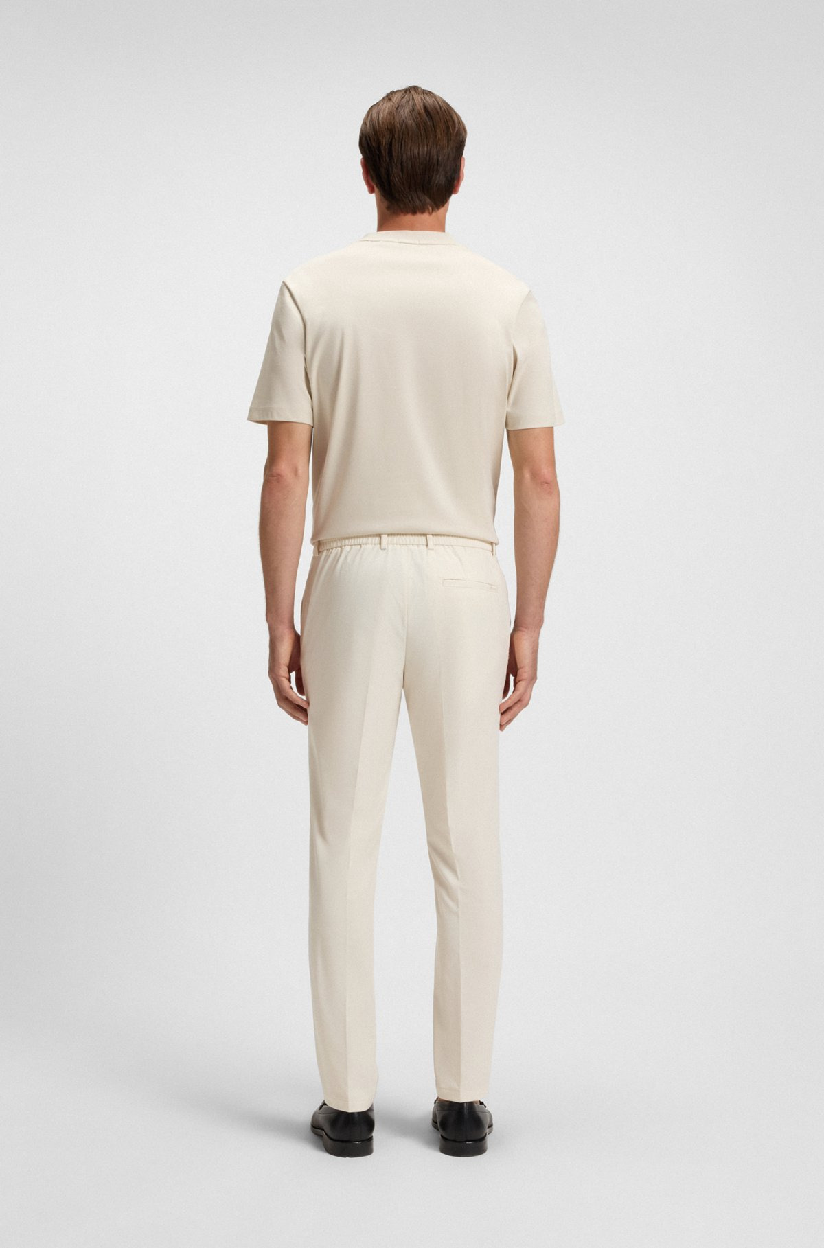 PACKABLE TROUSERS IN WATER-REPELLENT STRETCH FABRIC - 4