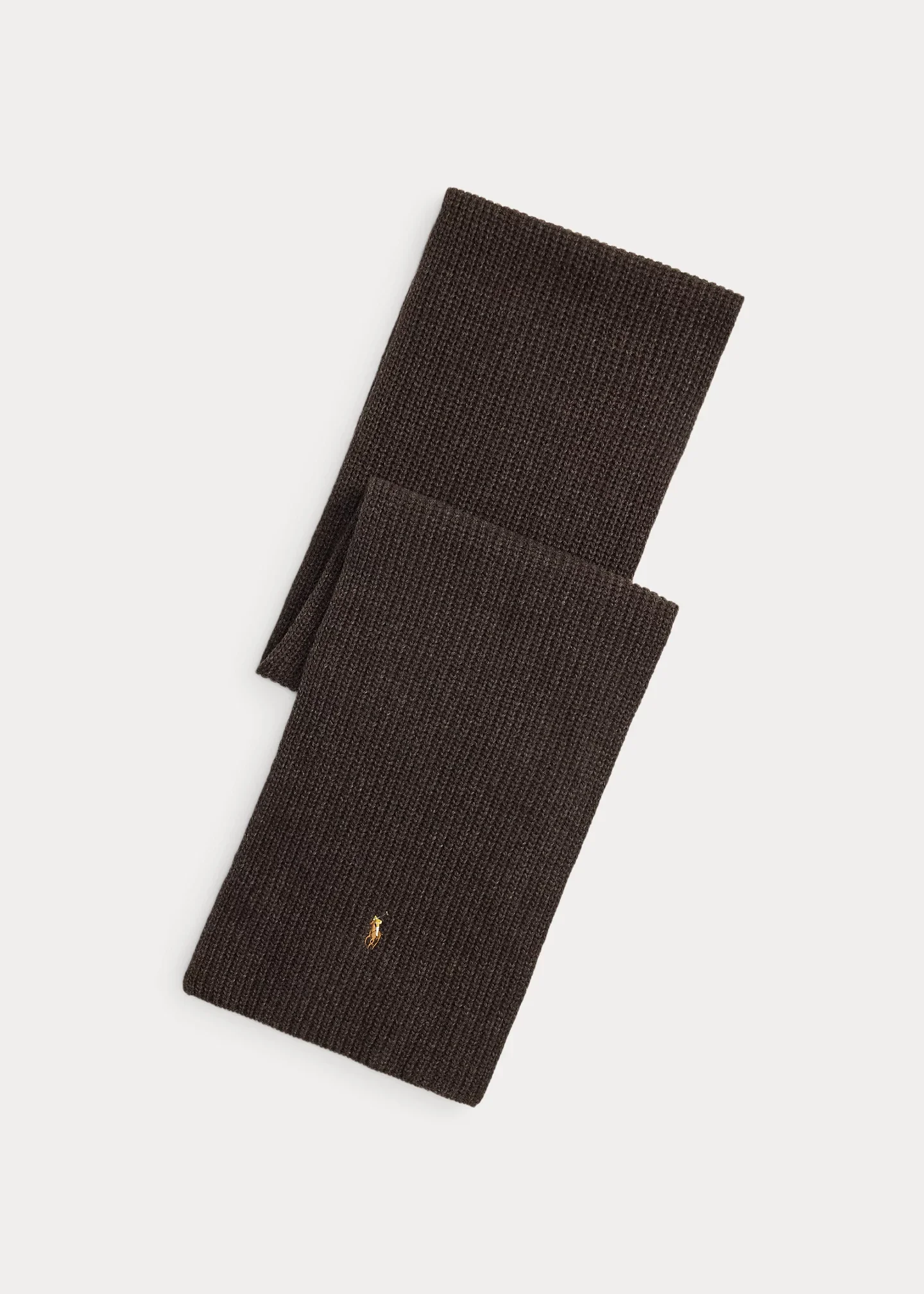 Rib-Knit Wool-Blend Scarf - 1