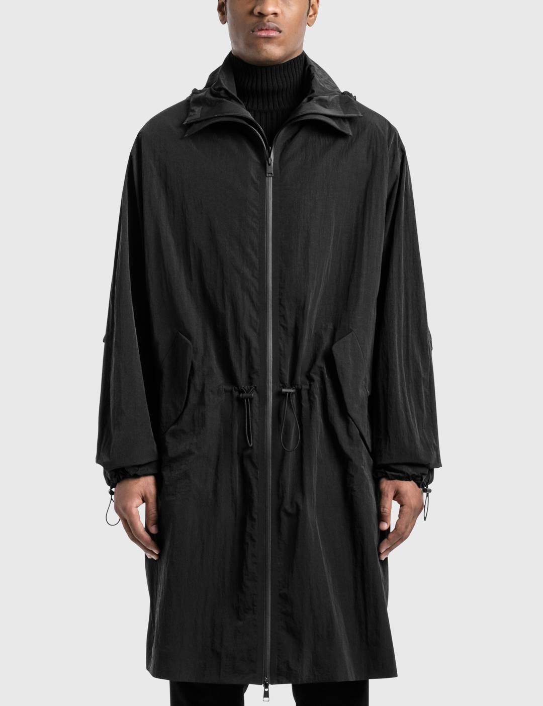 Washed Nylon Parka - 5