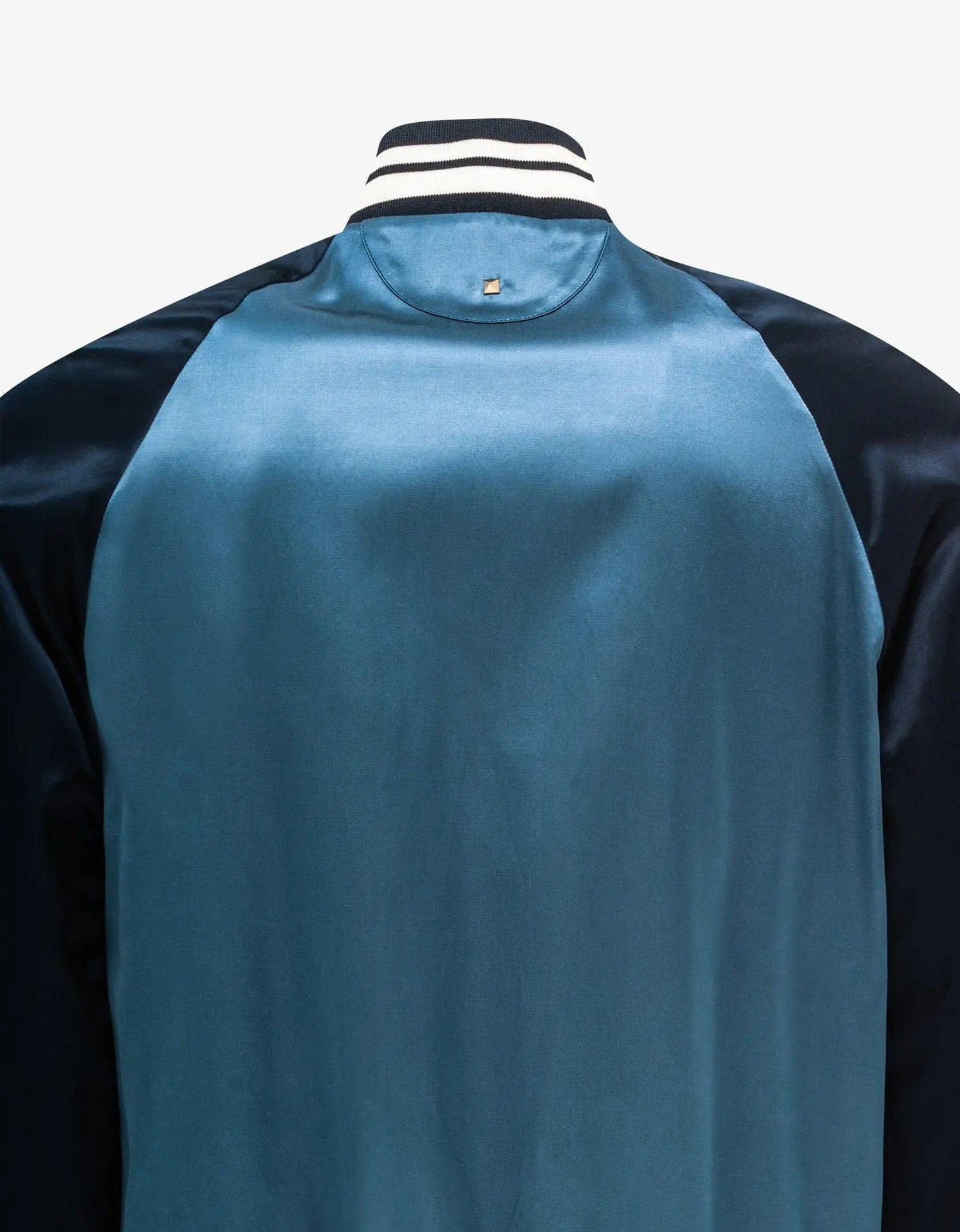 Valentino Blue Valentino Logo Patch Souvenir Jacket - 3
