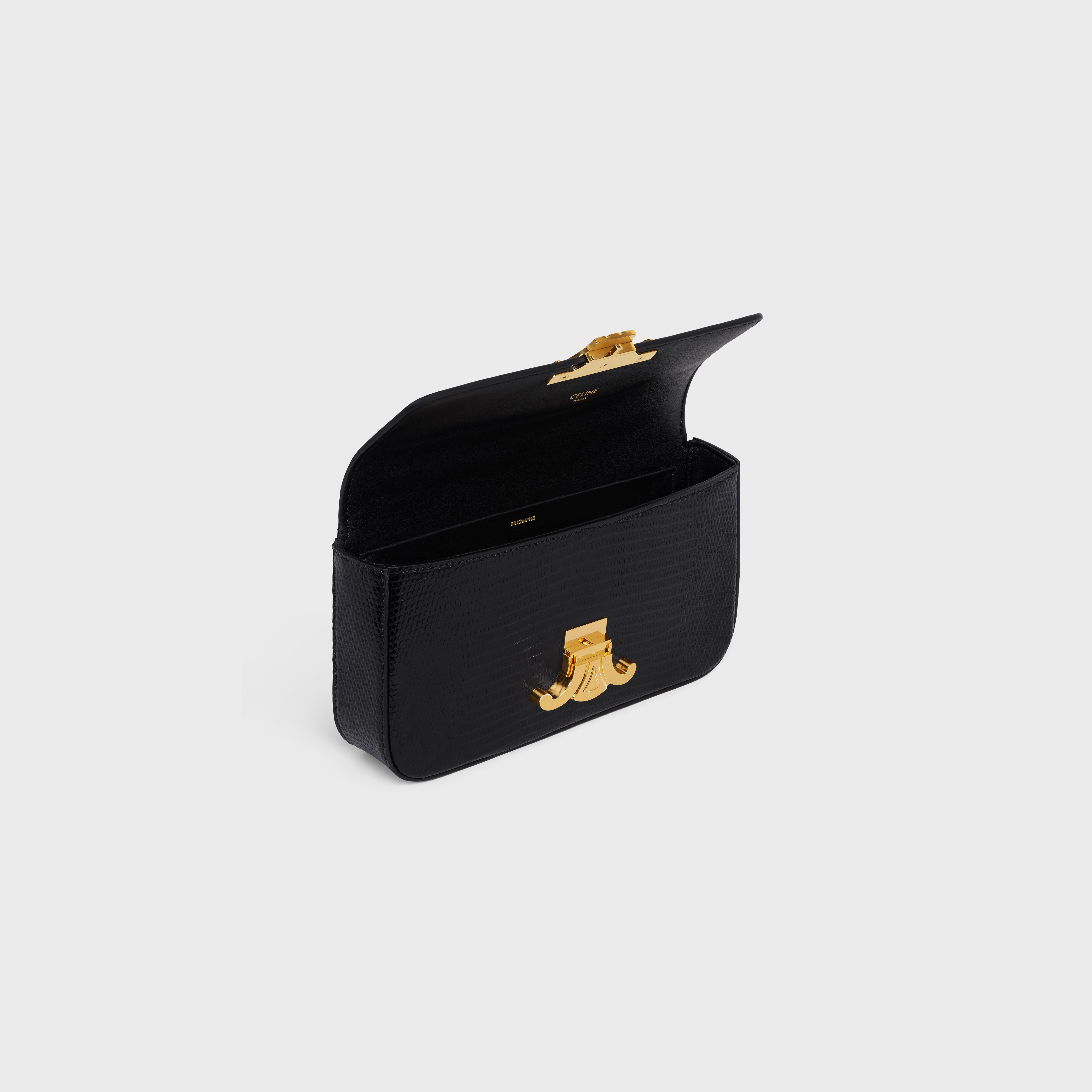 CHAIN SHOULDER BAG triomphe in Lizard - 4