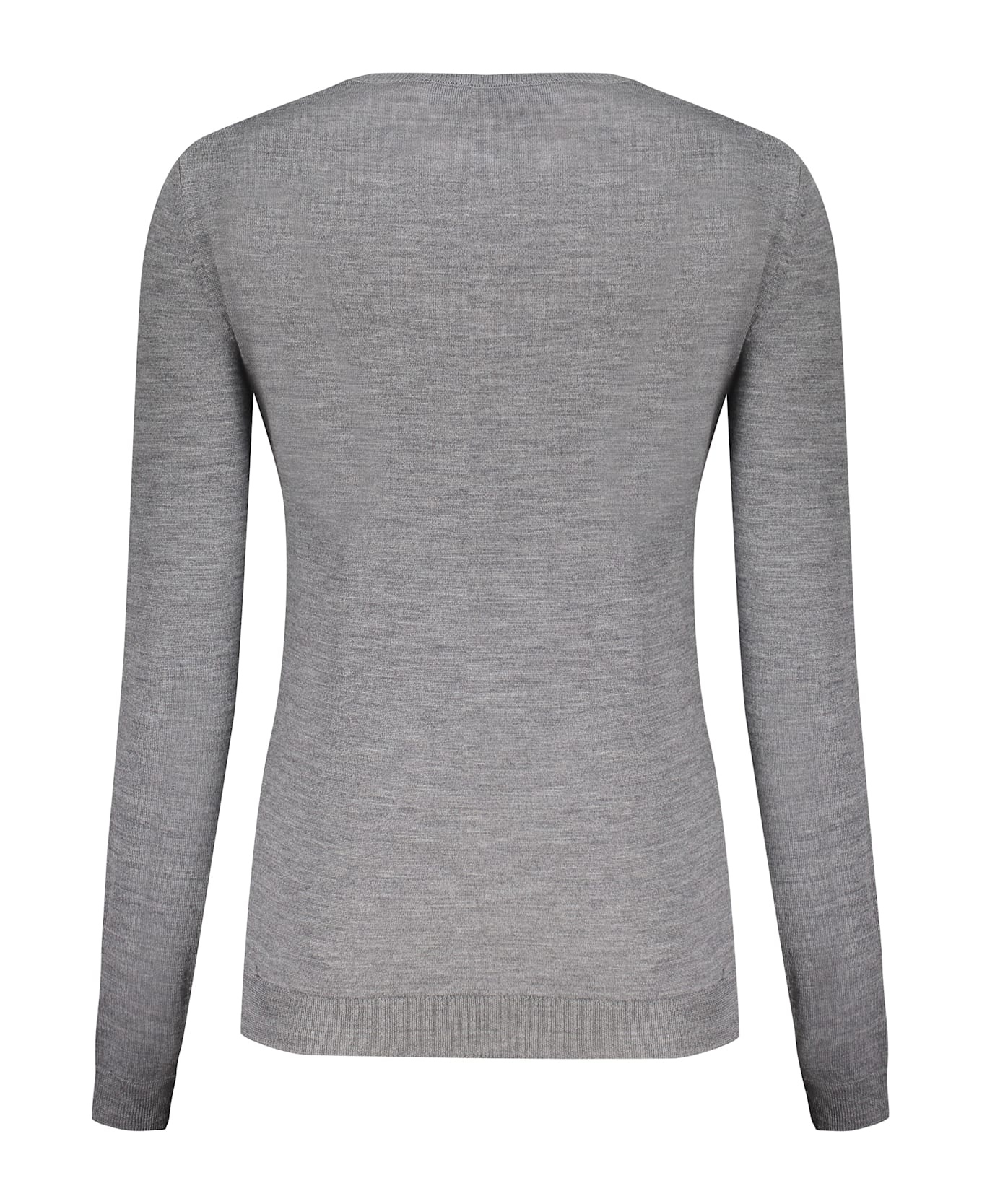 Long Sleeve Crew-neck Sweater - 2