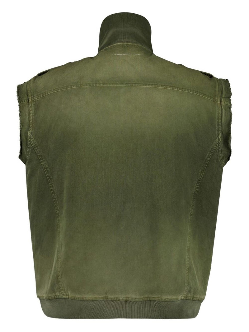 MM6 Maison Margiela raw-cut gilet outlook