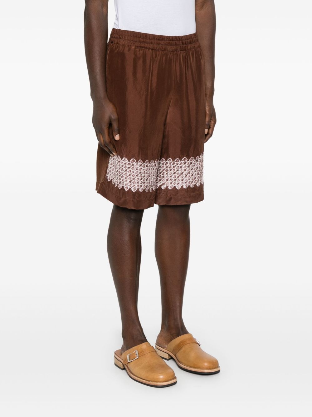 graphic-print shorts - 3