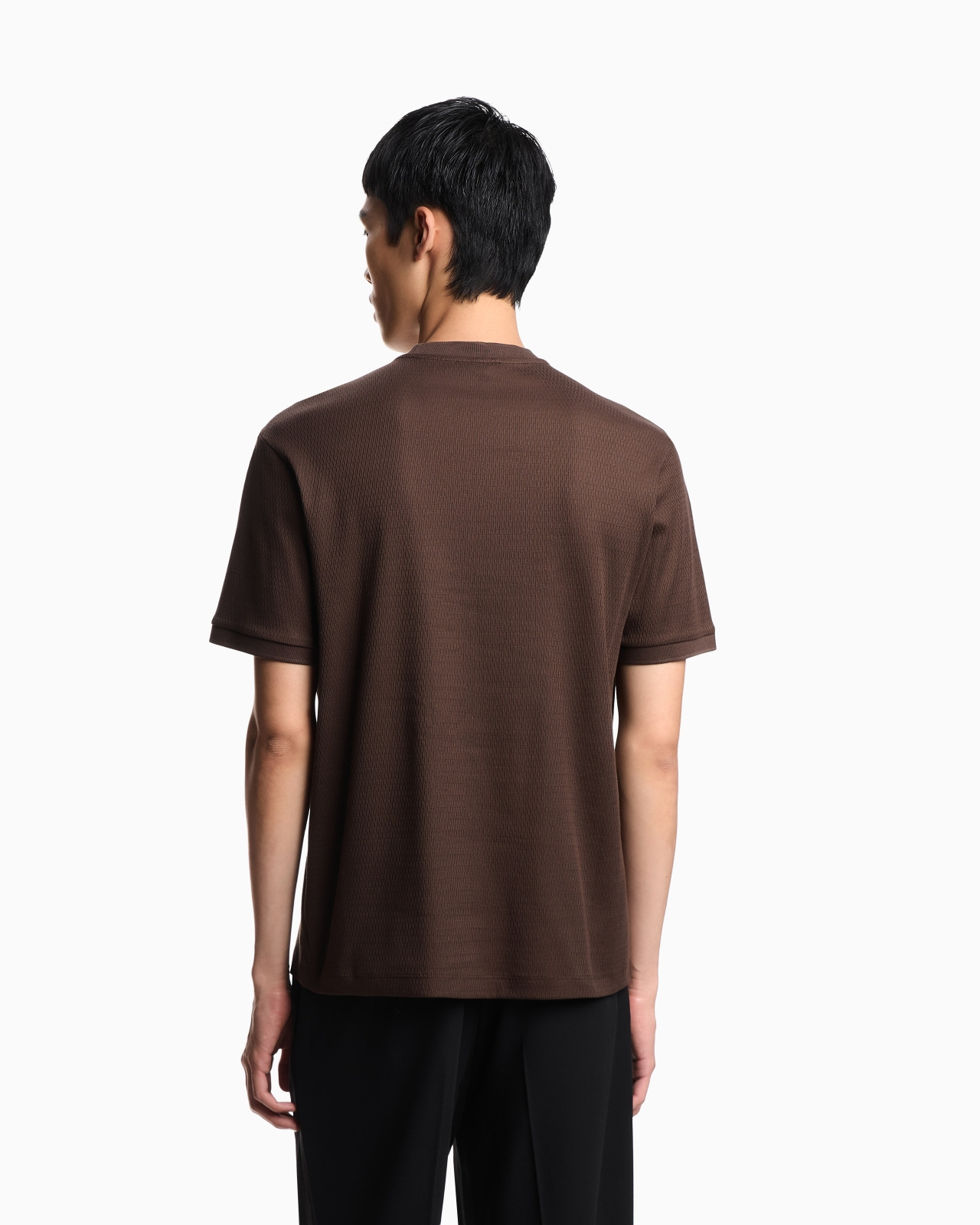 ASV JERSEY T-SHIRT WITH VERTICAL JACQUARD MOTIF - 3