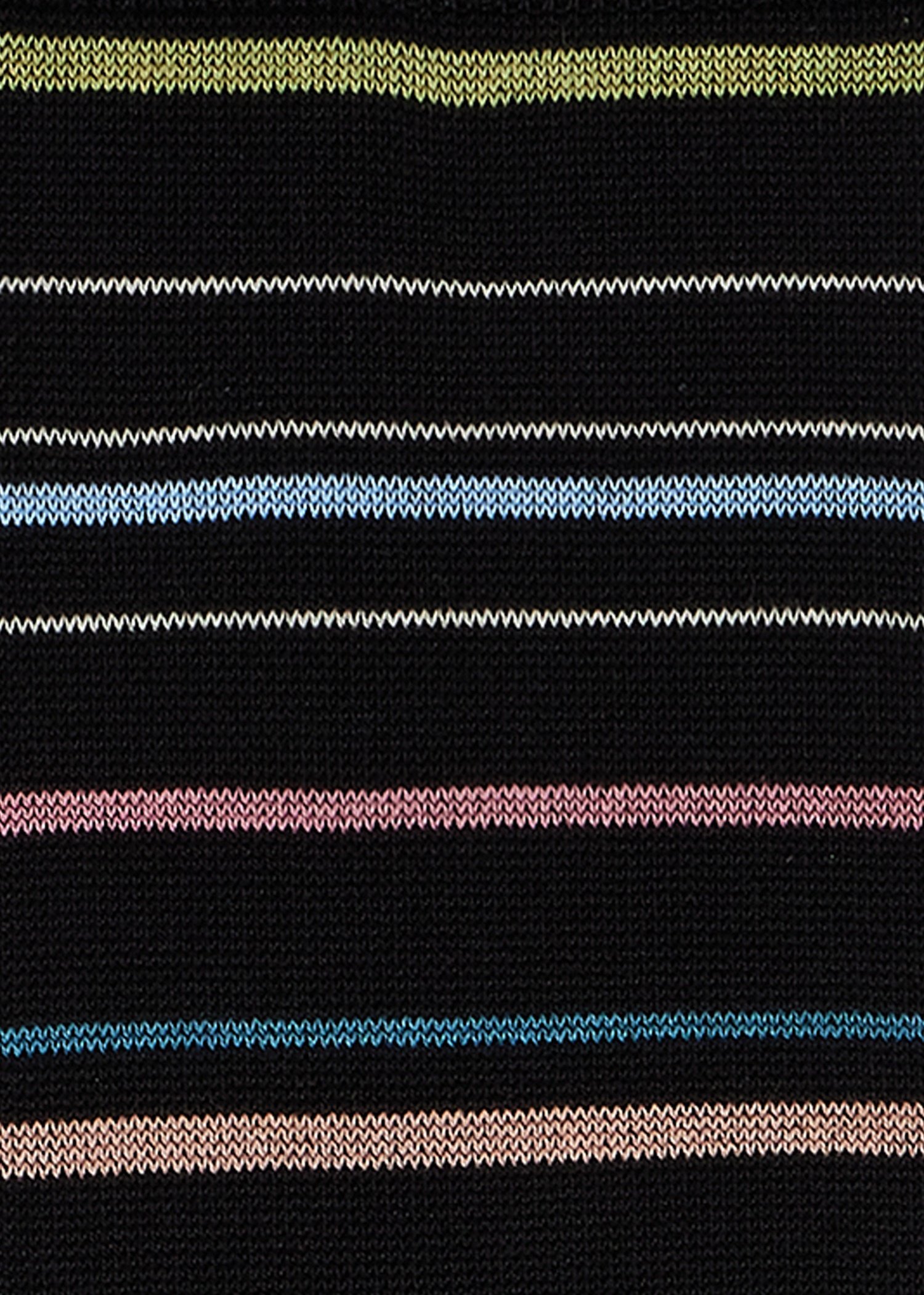 Black 'Pencil Stripe' Socks - 3