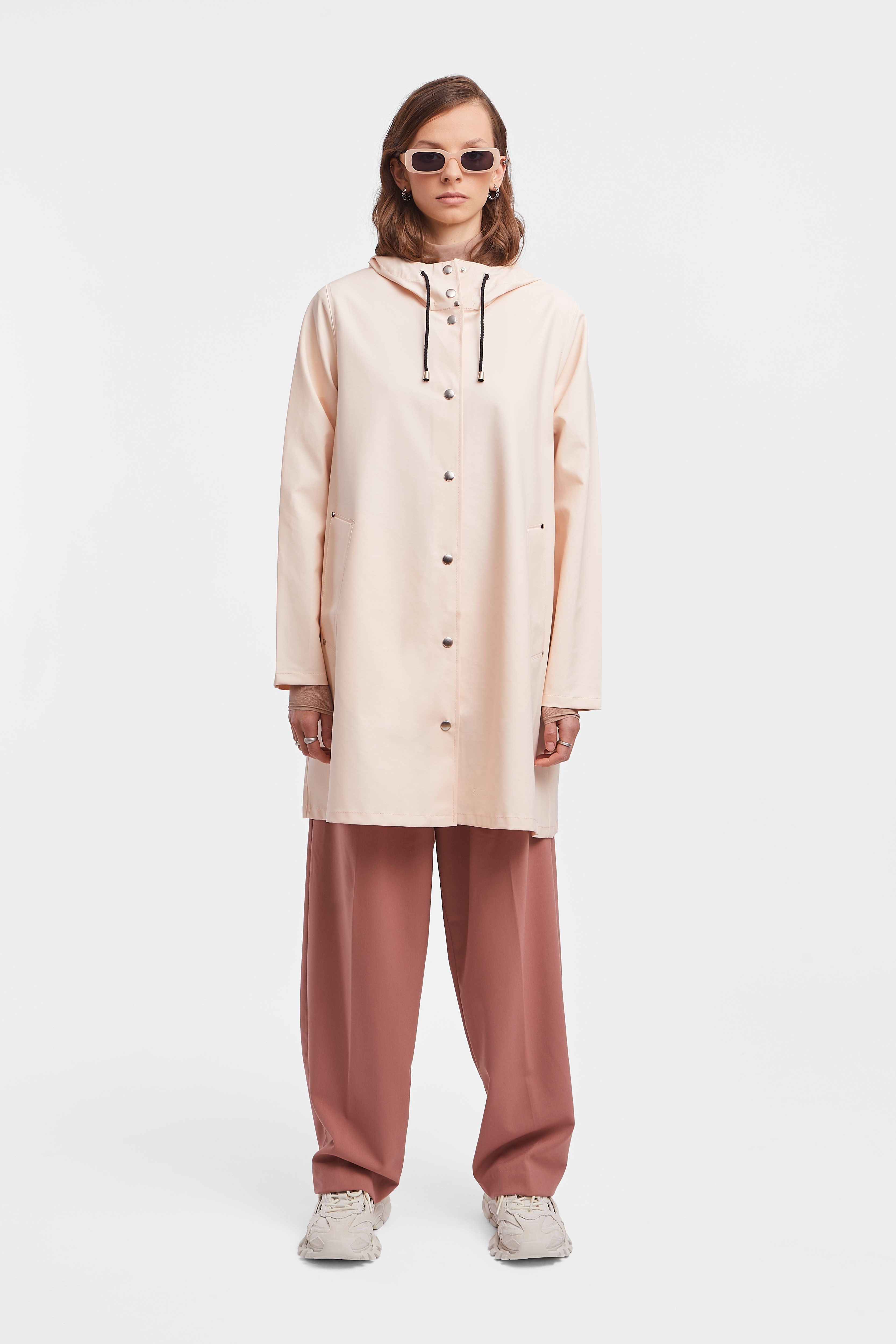 Mosebacke Lightweight Raincoat Peach - 2
