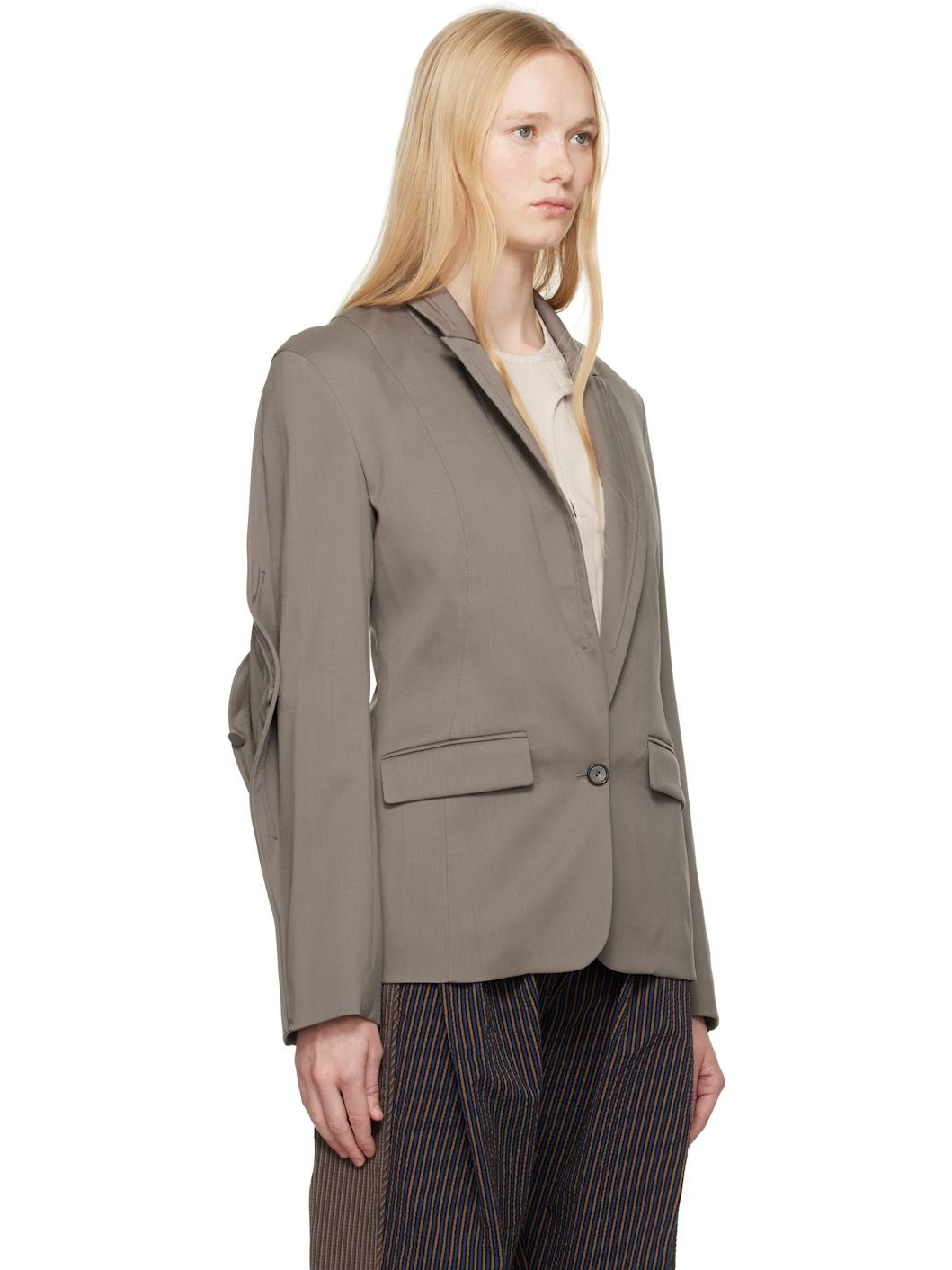 Gray Seneca Tailored Blazer - 2