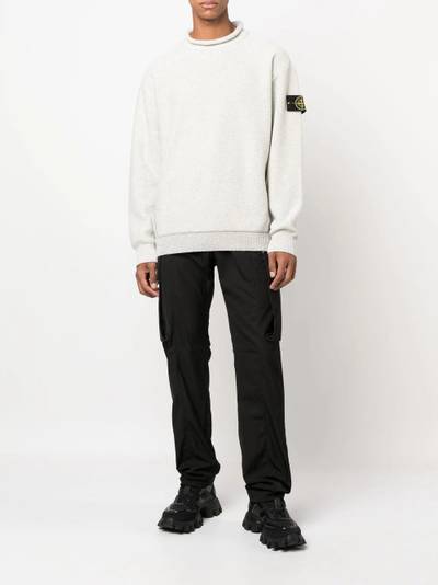 Stone Island Compass-patch roll-neck jumper outlook