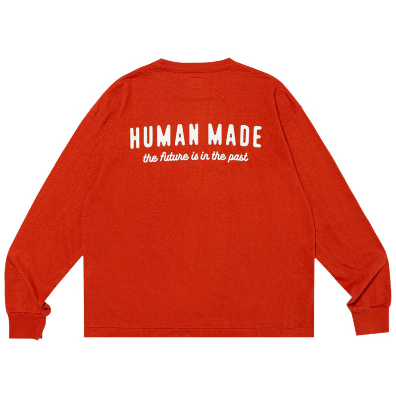 Human Made Human Made Graphic Long-Sleeve T-Shirt 'Red' outlook