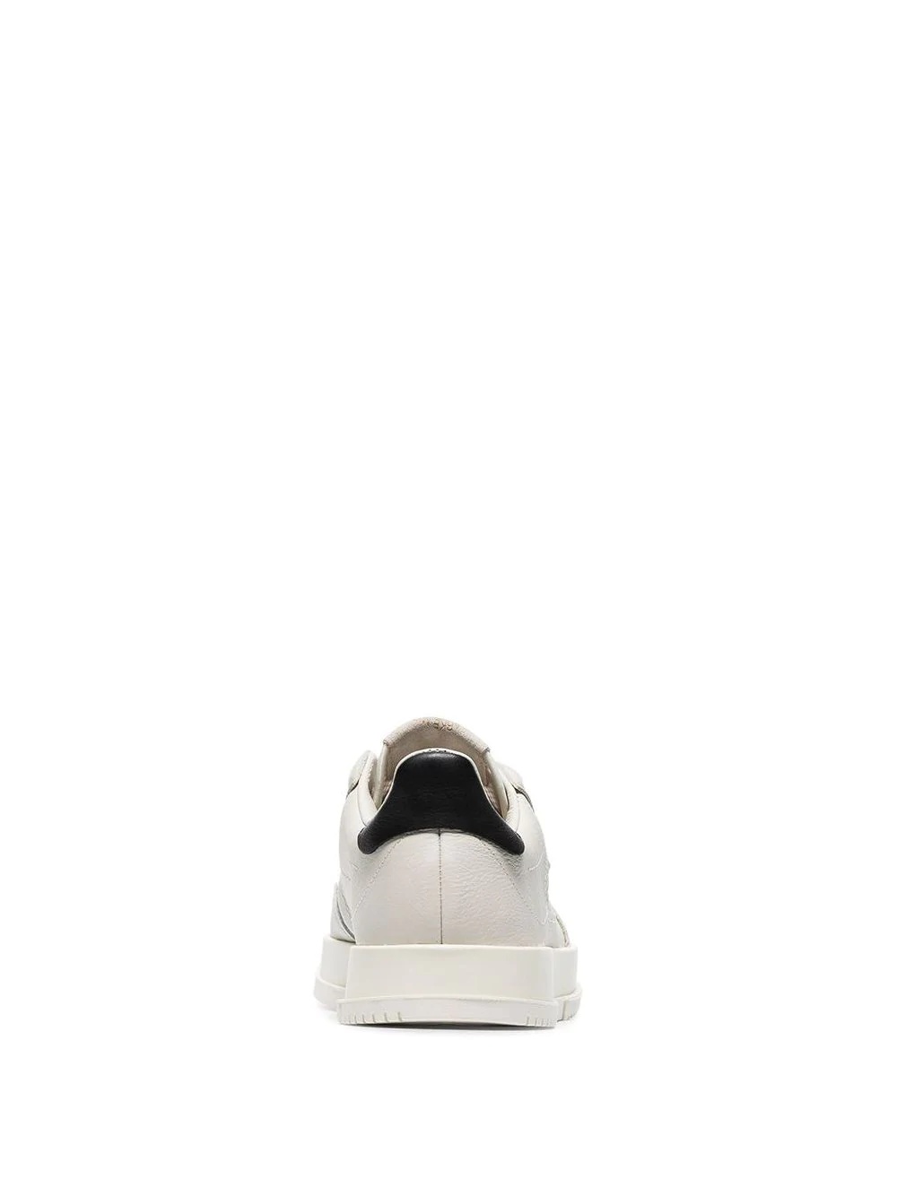 white SC leather low-top sneakers - 5