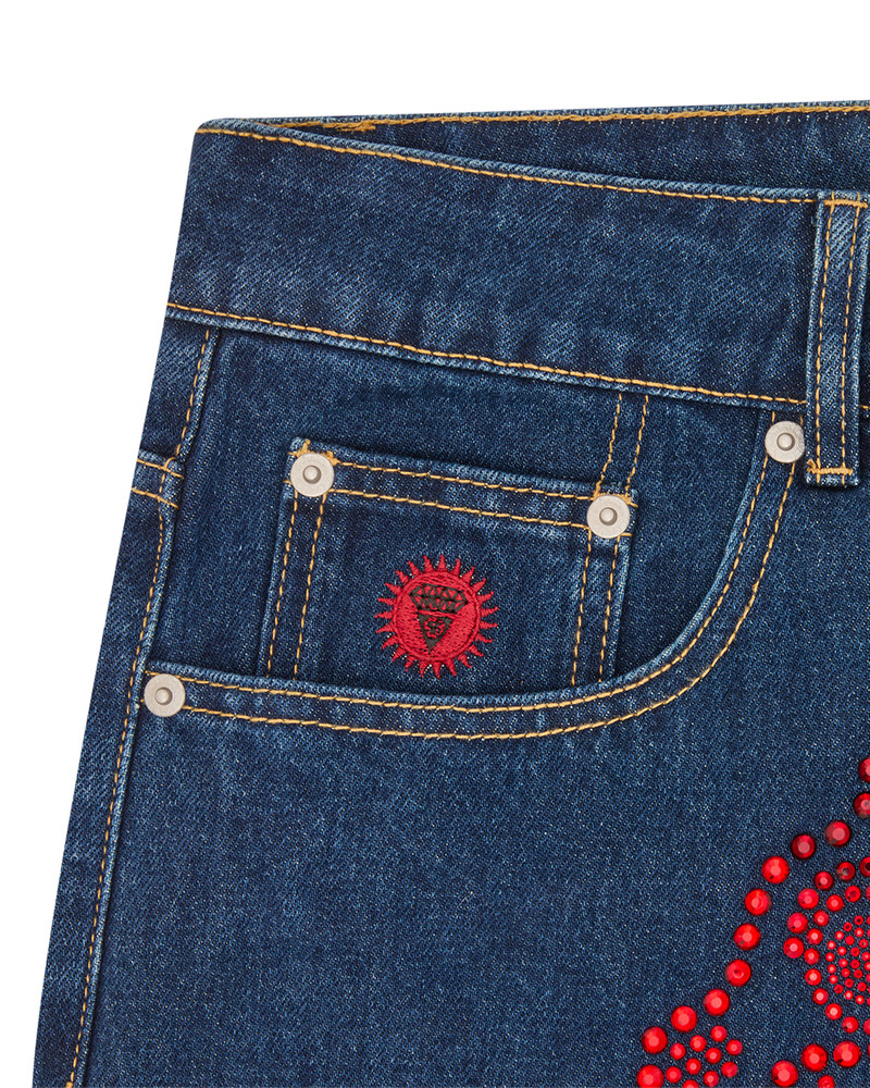 CRYSTAL RUNNING DOG DENIM PANT 4