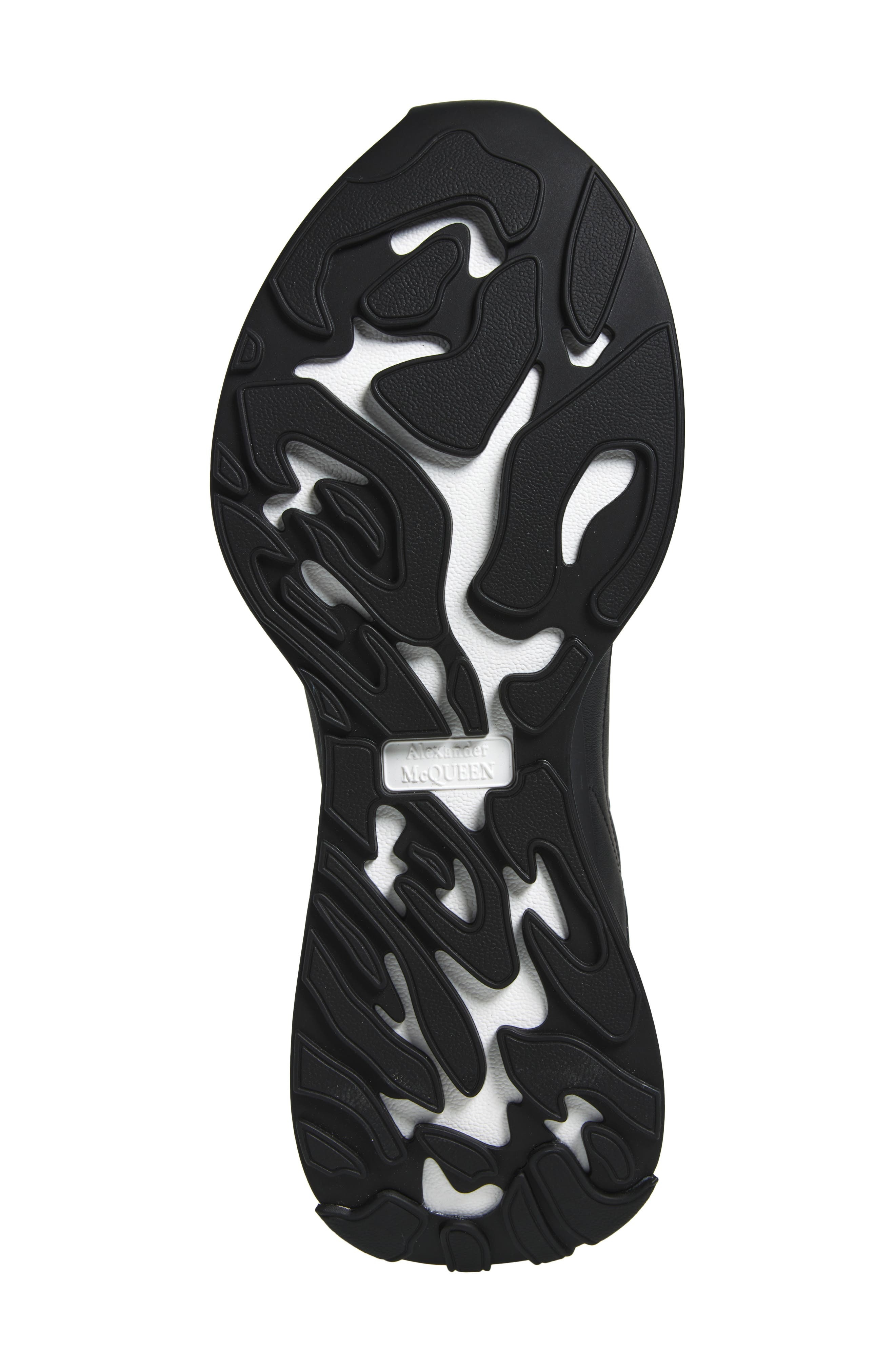 McQueen Sprint Runner Sneaker in Black/White at Nordstrom - 6