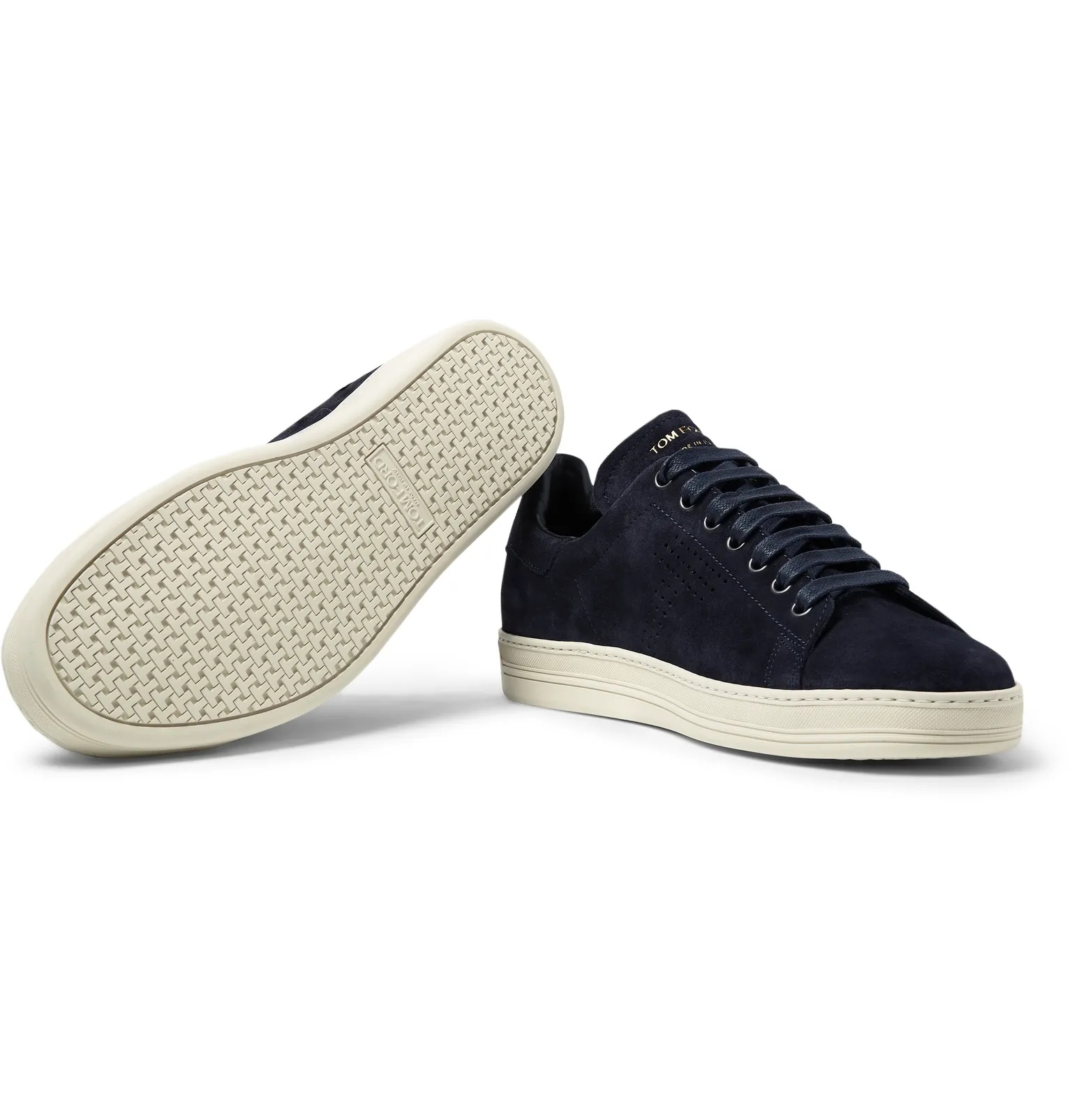 Warwick Perforated Suede Sneakers - 3