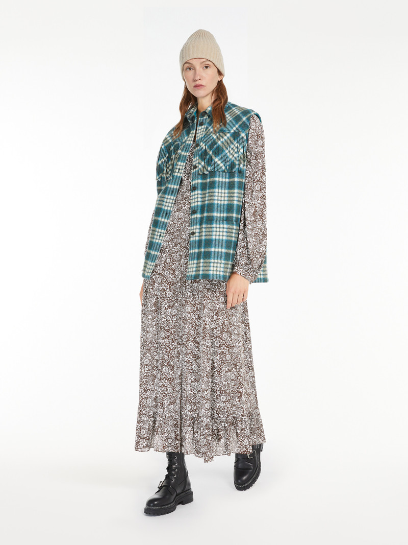 WEEKEND Max Mara FRETTY Crêpe de Chine printed dress outlook