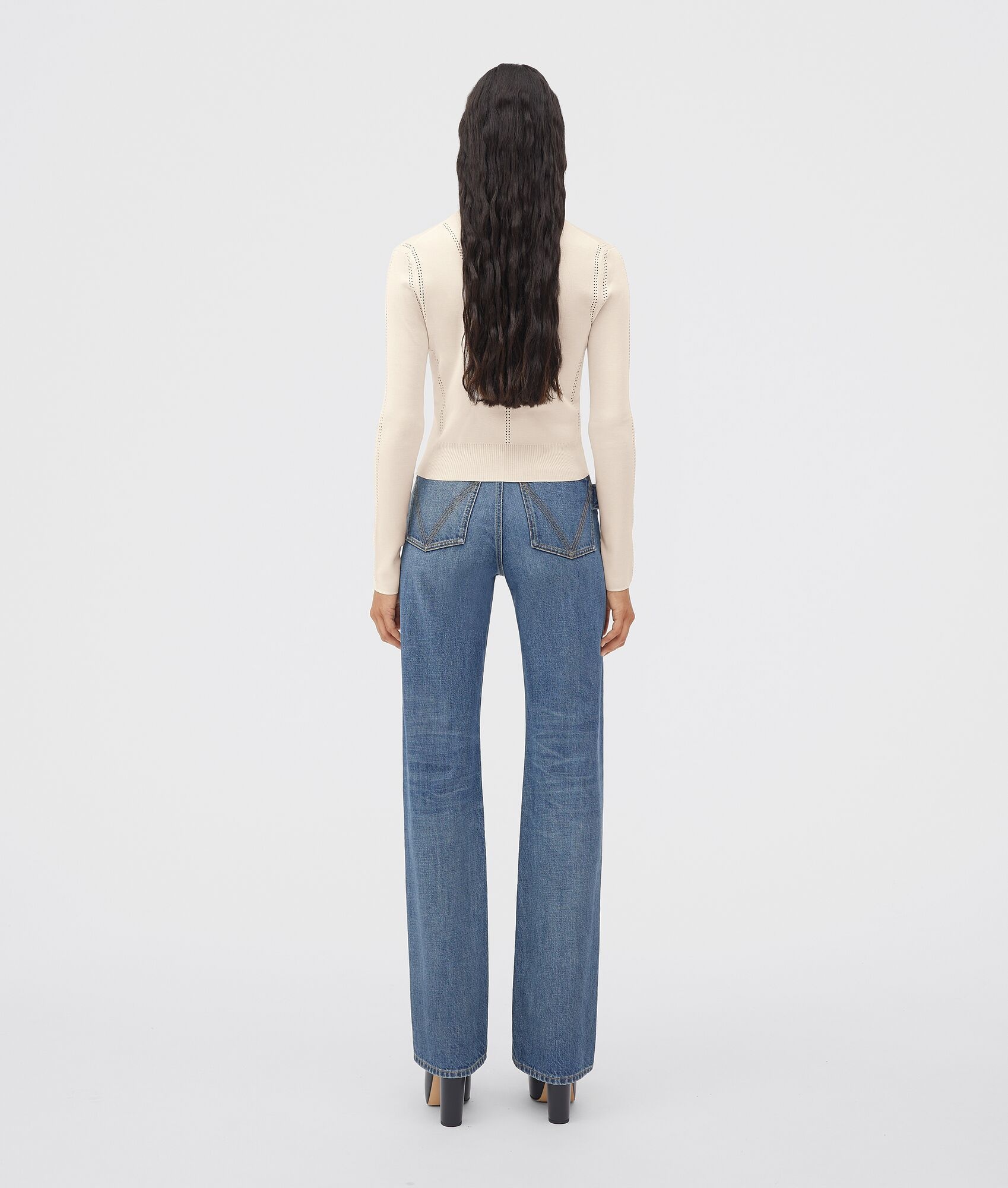 lightweight silk jumper - 3