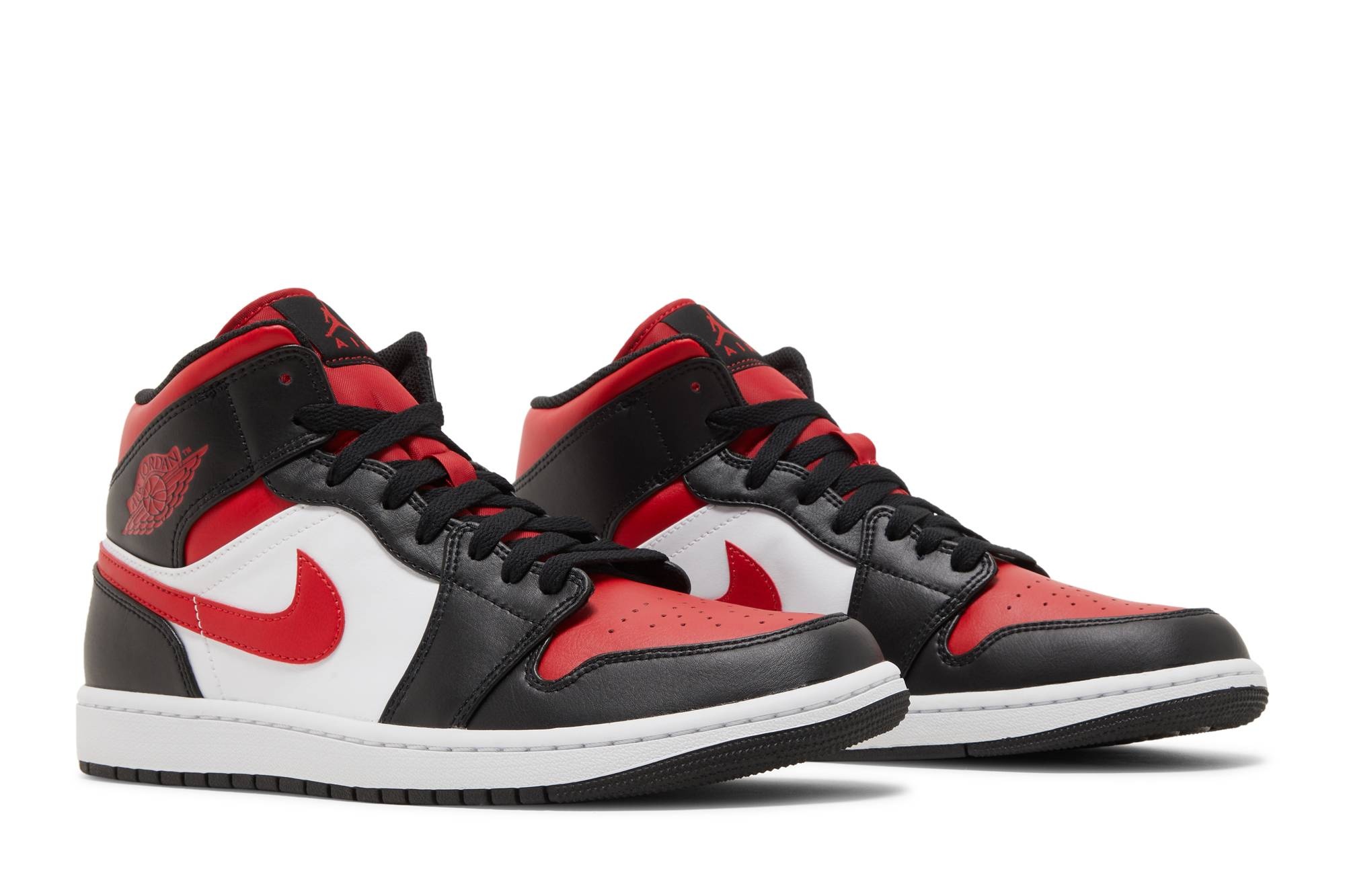 Air Jordan 1 Mid 'Bred Toe' - 8