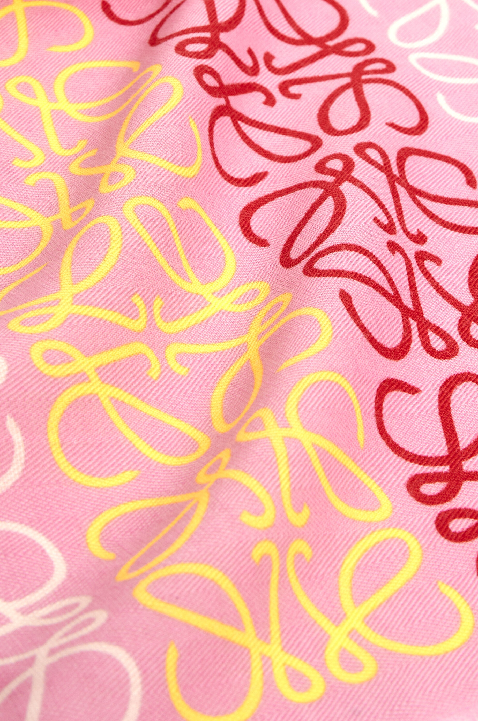Anagram lines scarf in wool and cashmere - 3