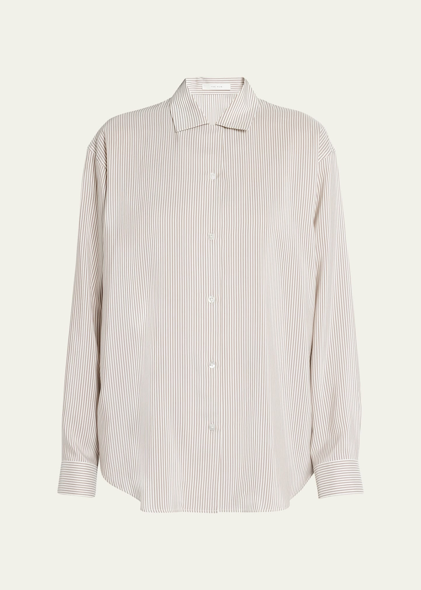 Valene Striped Button-Down Shirt - 1