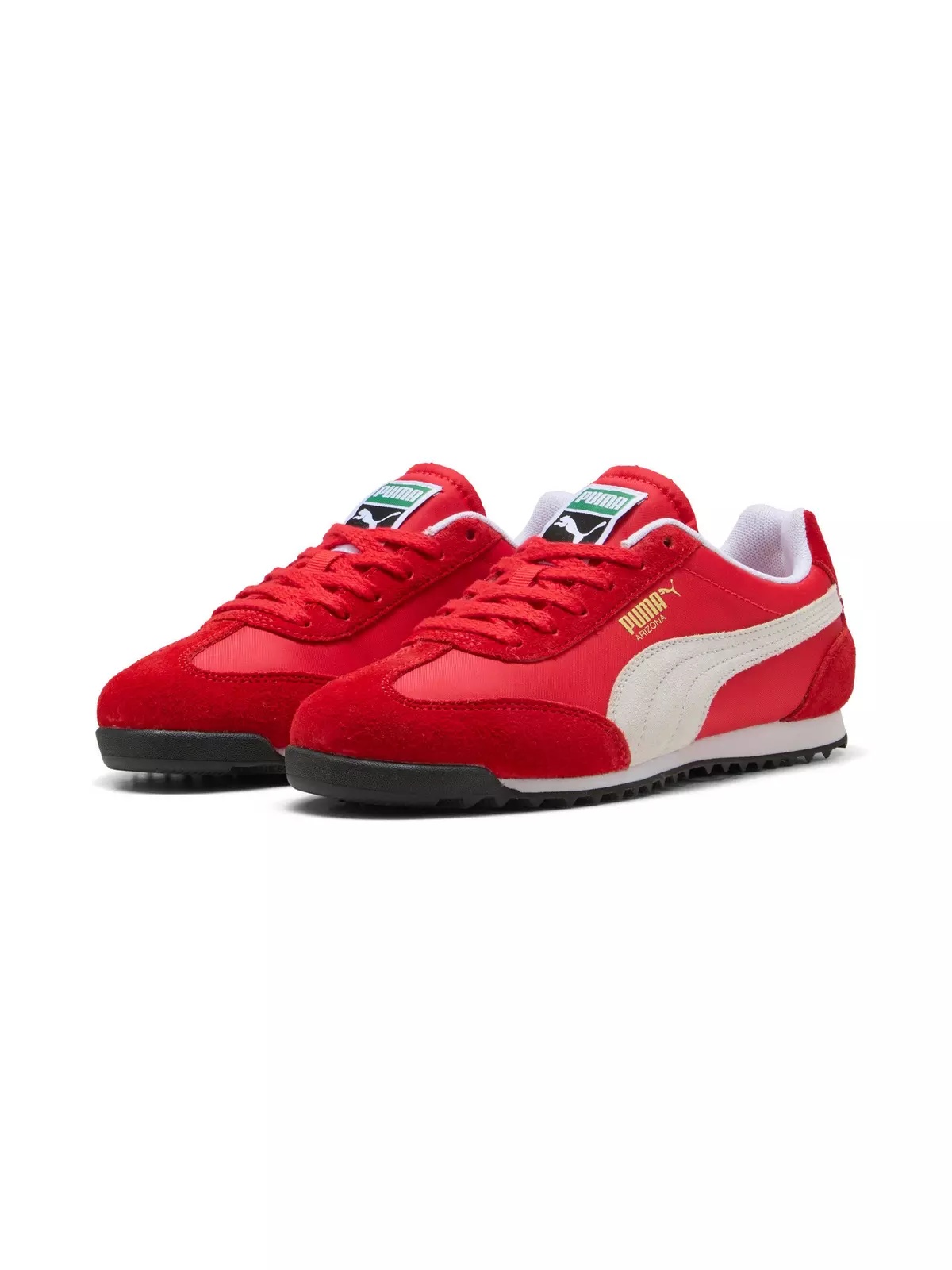 PUMA Arizona Nylon "For All Time Red/PUMA White/PUMA Gold" Women's Shoe - 3