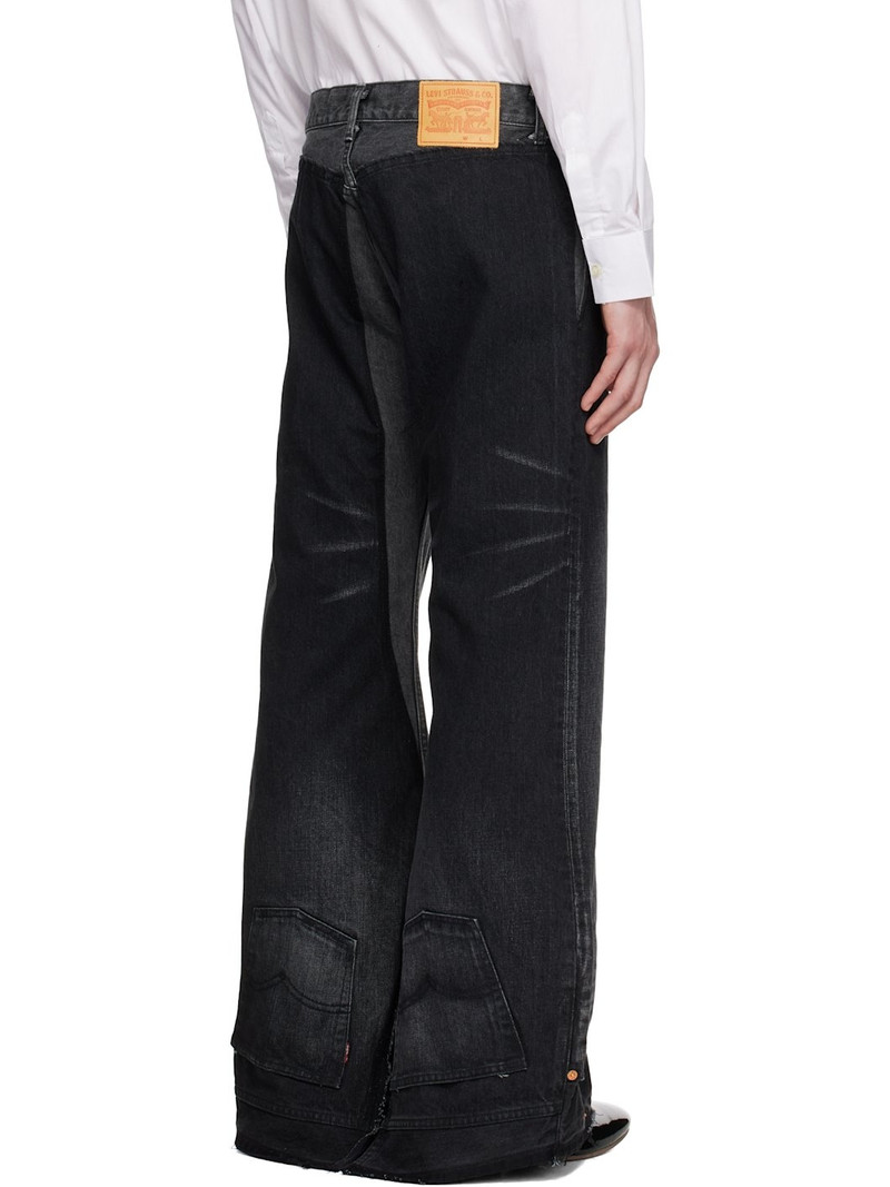 Black Levi's Edition Garment Treated W Name Jeans 3