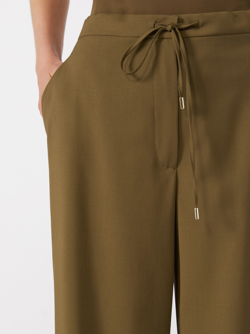 CORONE Woollen cloth joggers - KAKI 5