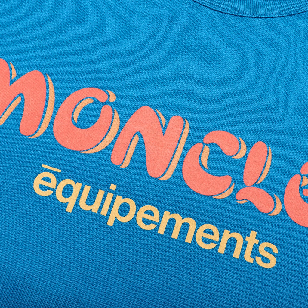 MONCLER GENIUS X SALEHE BEMBURY LOGO T-SHIRT - NAVY - 3