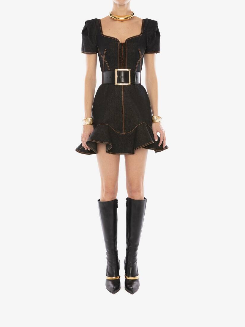 Square Belt in Black - 4
