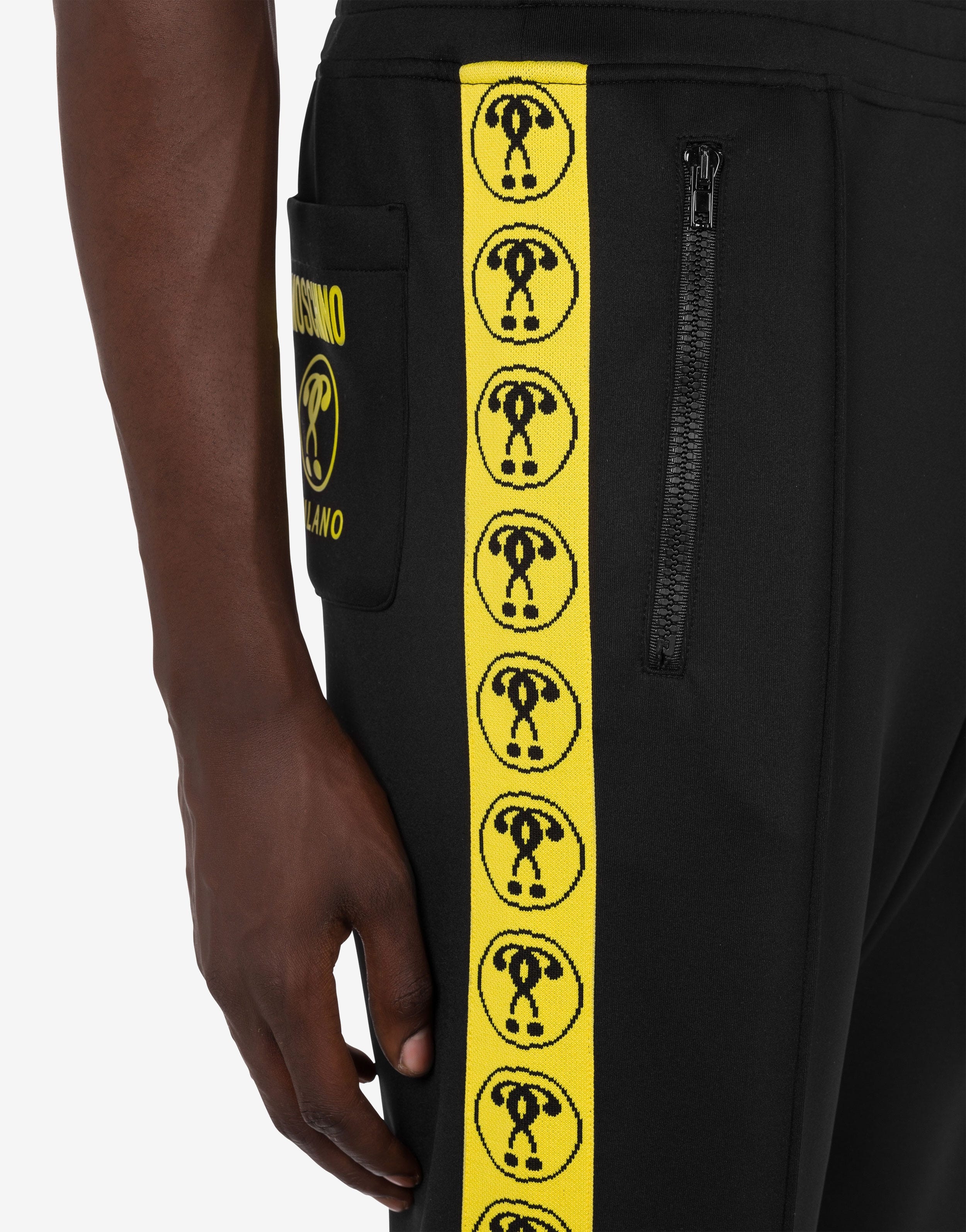 DOUBLE QUESTION MARK TECHNICAL FLEECE TROUSERS - 4