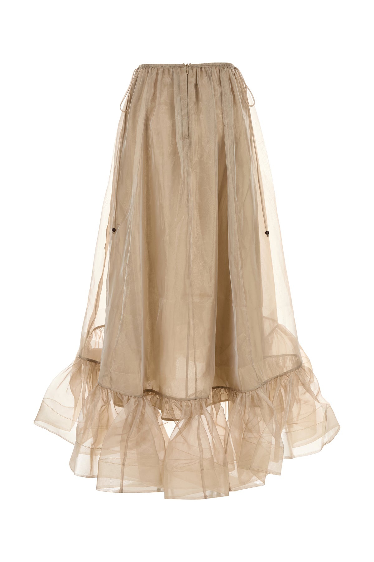 Cappuccino organza Dawning skirt - 2