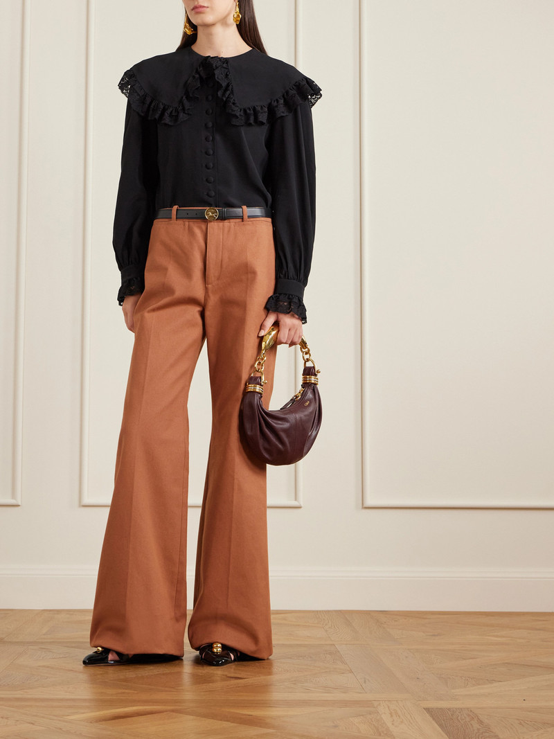 Chloé Bracelet Embellished Textured-leather Shoulder Bag outlook