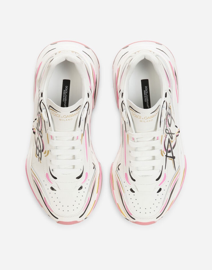 Hand-painted calfskin nappa Daymaster sneakers - 4