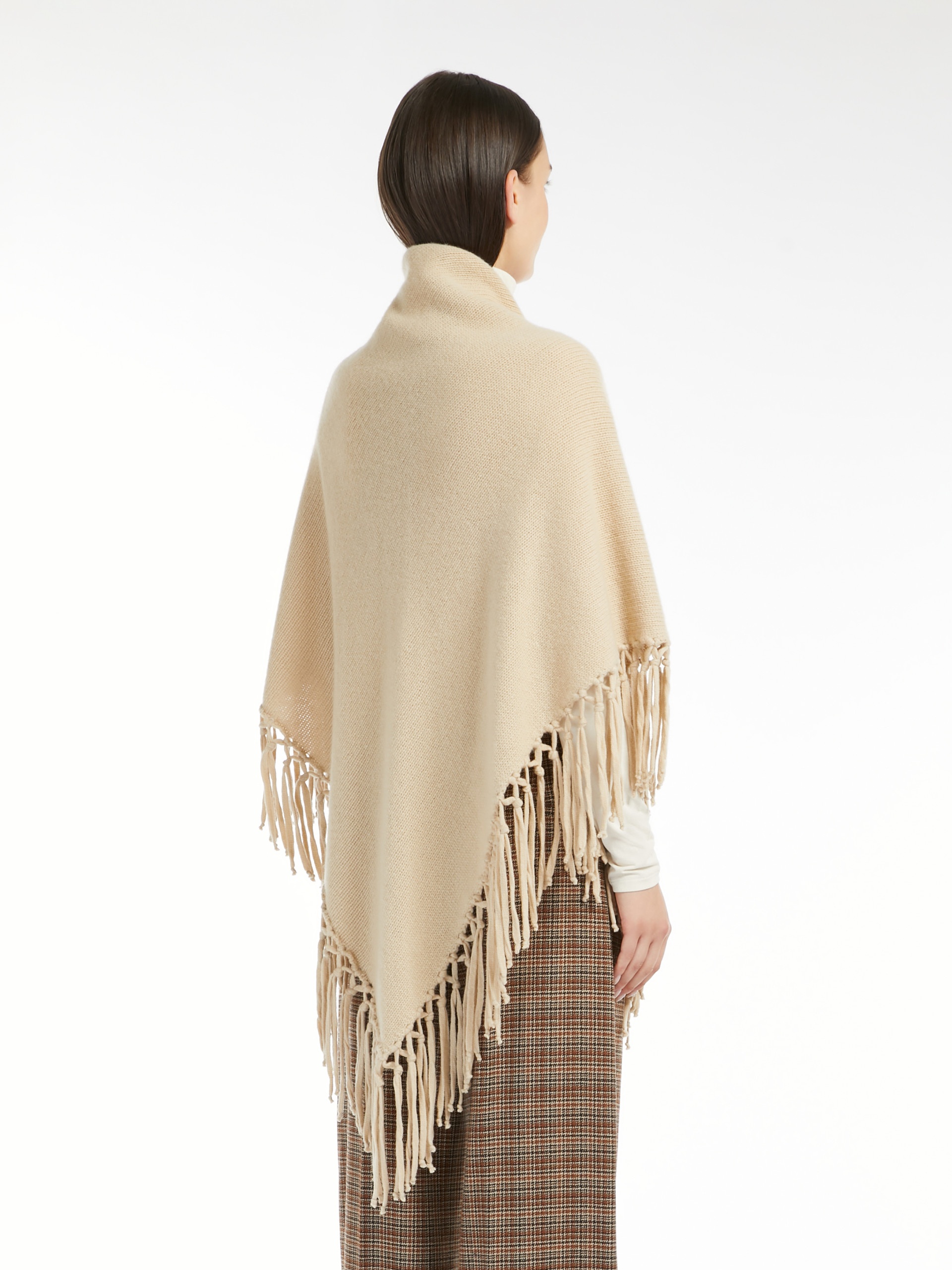 TORNADO Triangular wool shawl - 3