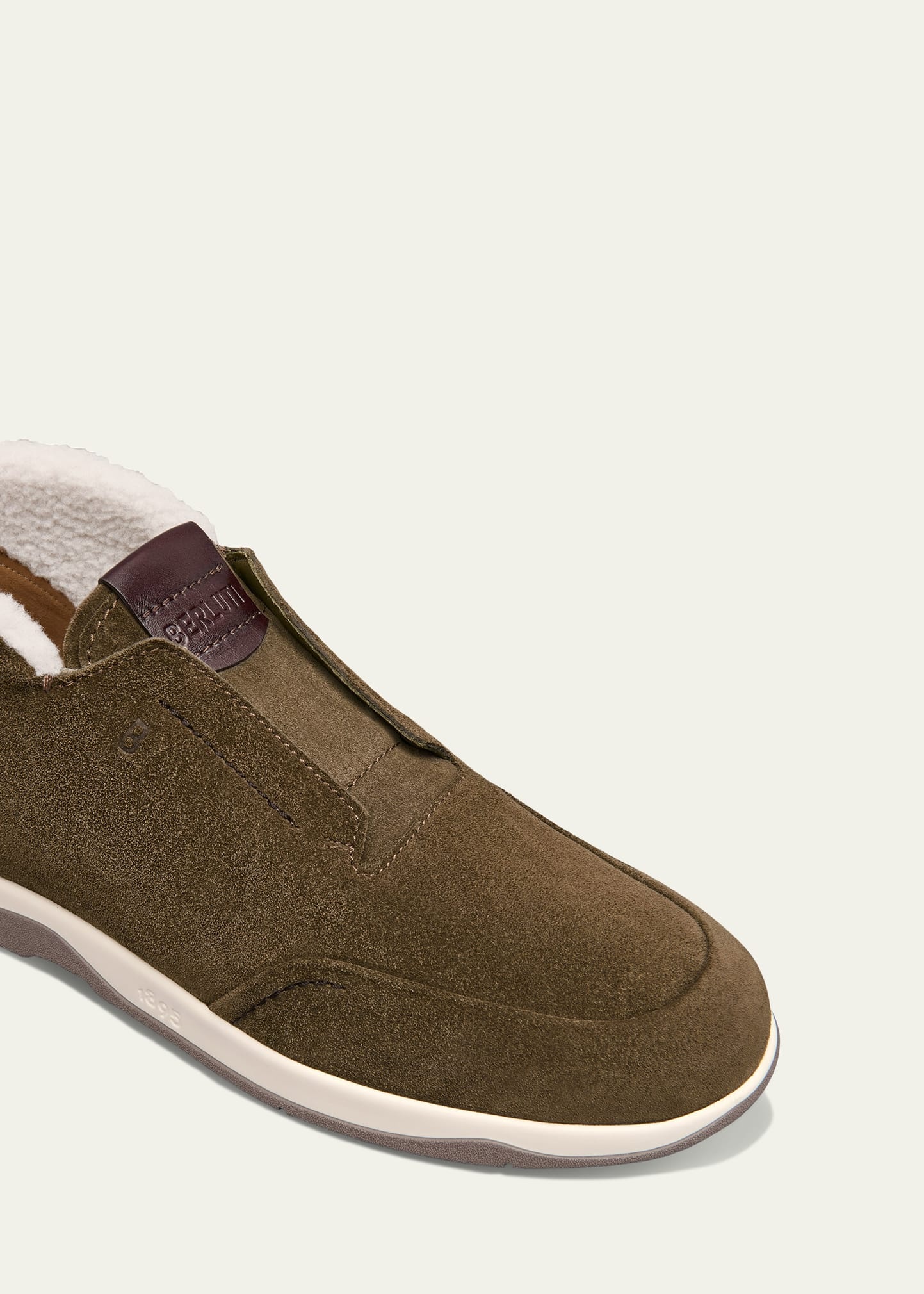 Men's Echappee Suede Shearling-Lined Slip-On Boots - 3