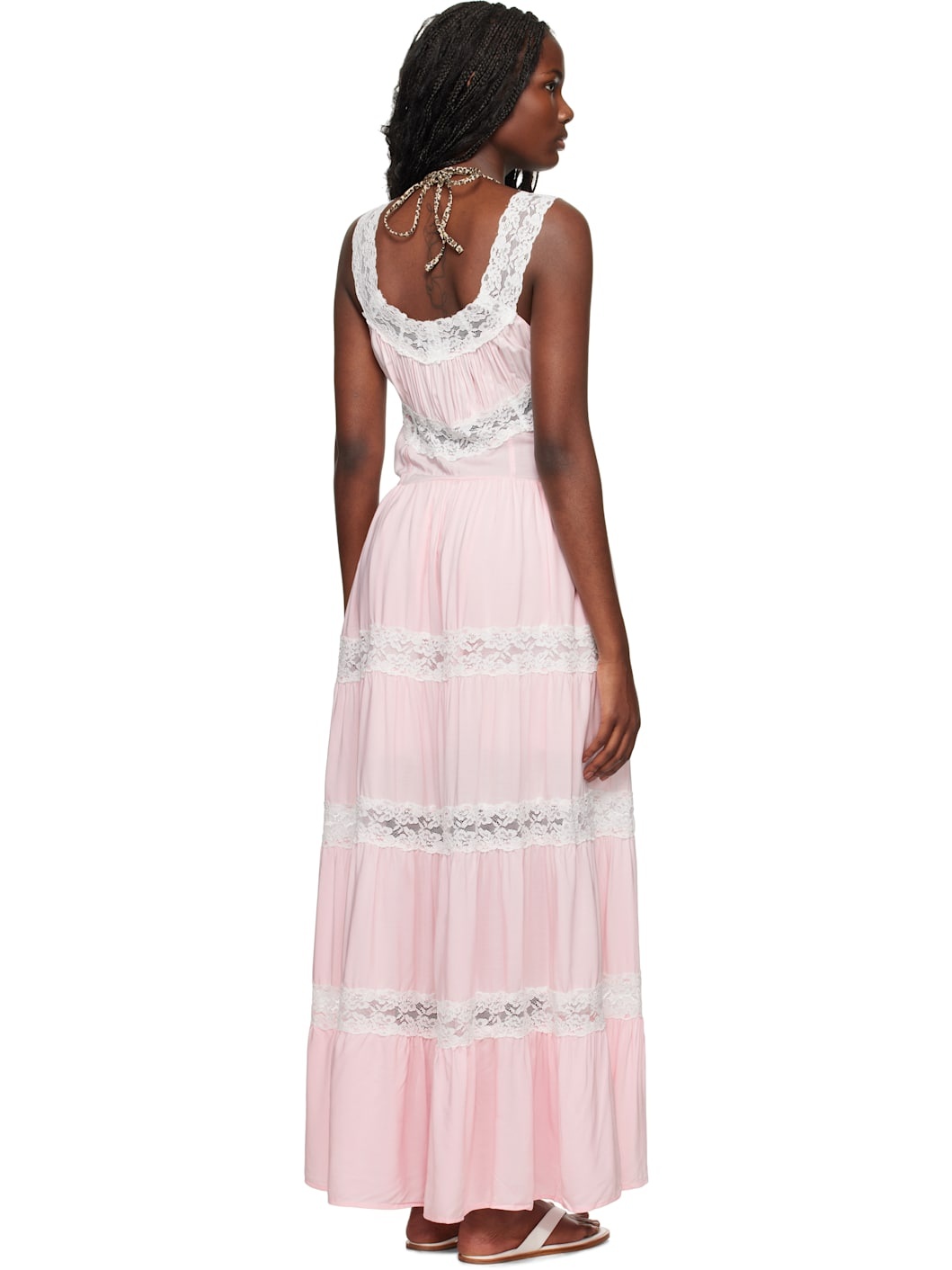 Pink Dakota Maxi Dress - 3
