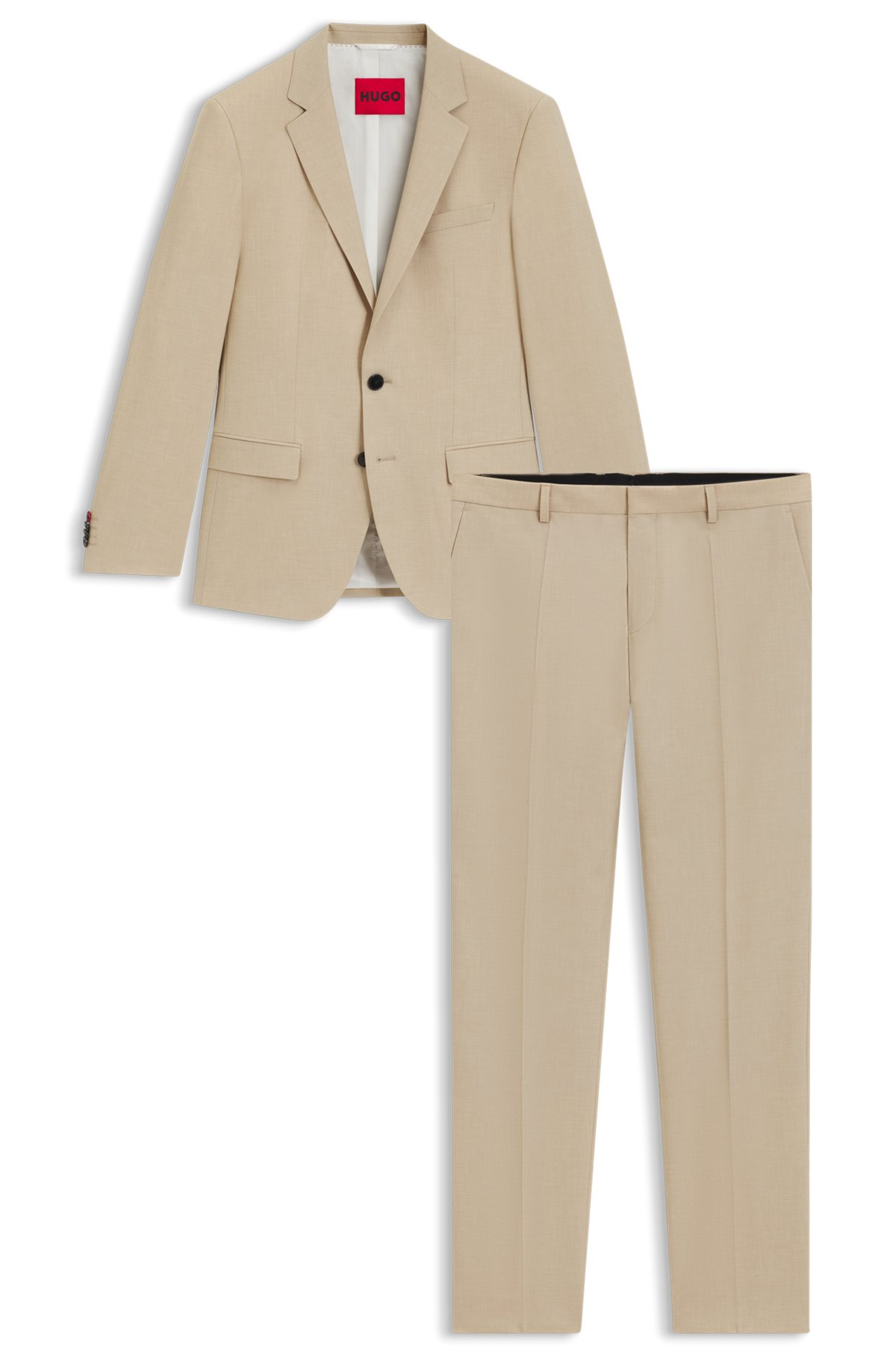 SLIM-FIT SUIT IN PERFORMANCE-STRETCH WOOL - 8